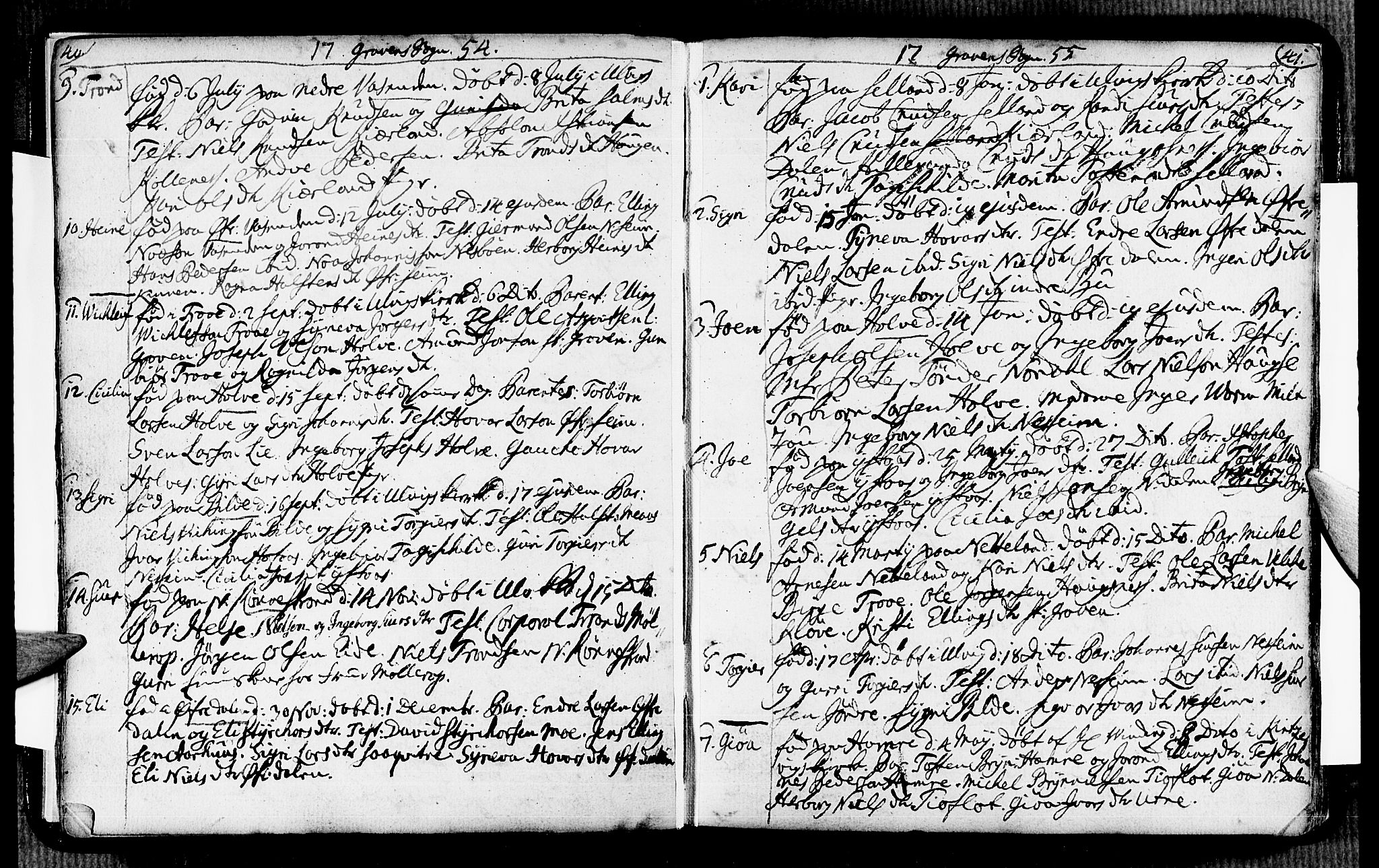 Ulvik sokneprestembete, AV/SAB-A-78801/H/Haa: Parish register (official) no. A 6, 1743-1761, p. 40-41