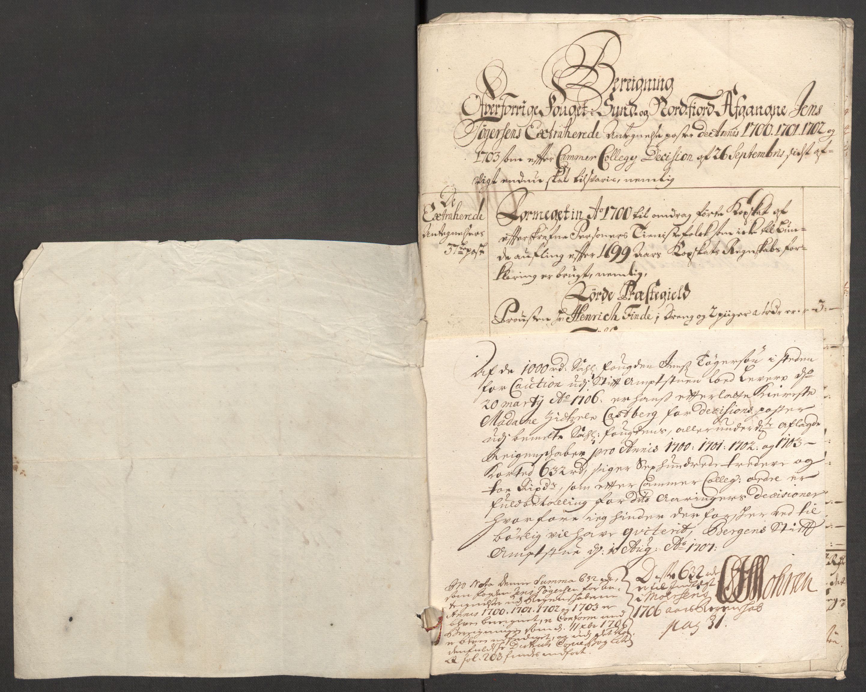 Rentekammeret inntil 1814, Reviderte regnskaper, Fogderegnskap, AV/RA-EA-4092/R53/L3429: Fogderegnskap Sunn- og Nordfjord, 1705, p. 405