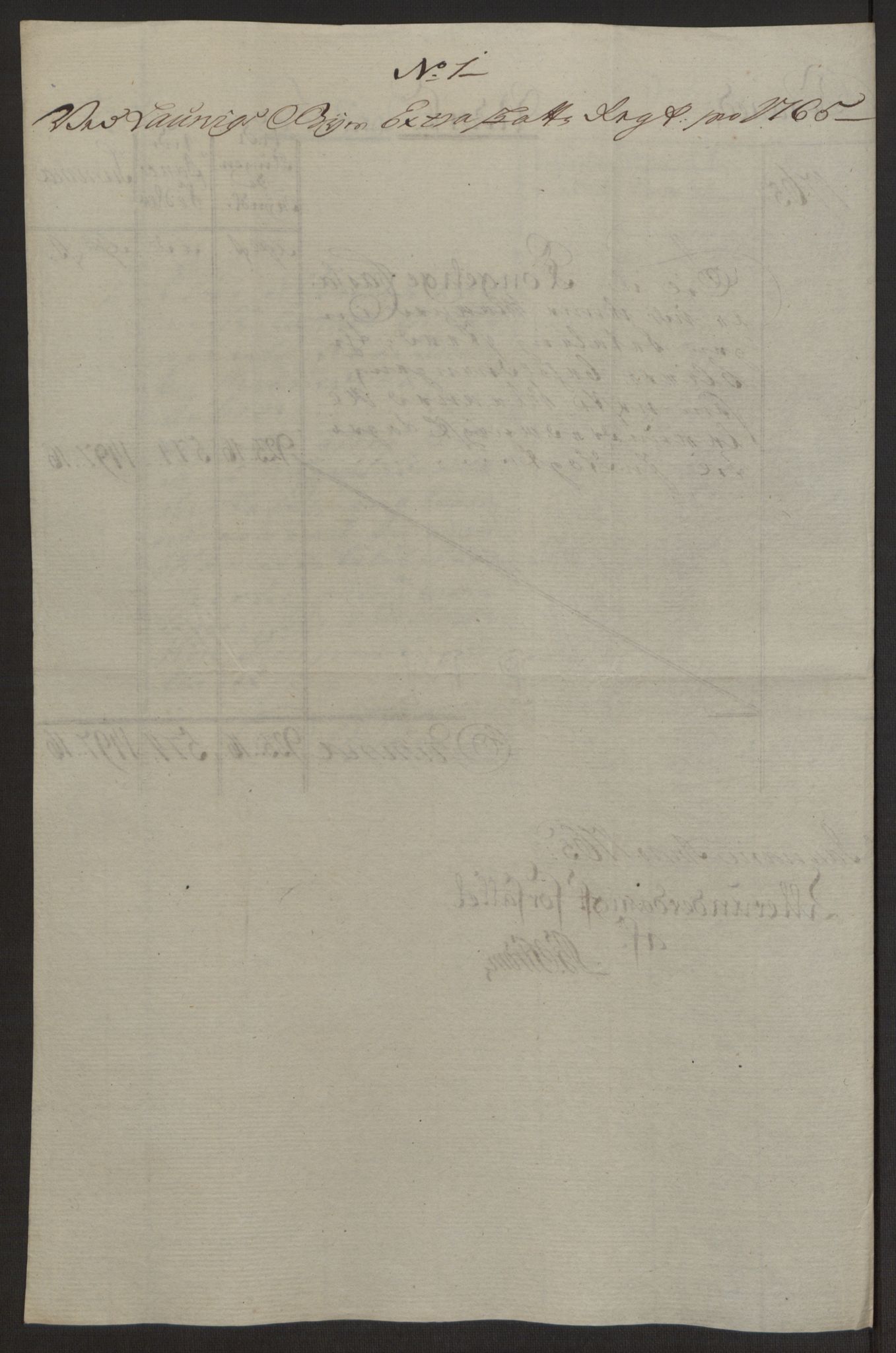 Rentekammeret inntil 1814, Reviderte regnskaper, Byregnskaper, AV/RA-EA-4066/R/Ri/L0183/0001: [I4] Kontribusjonsregnskap / Ekstraskatt, 1762-1768, p. 256