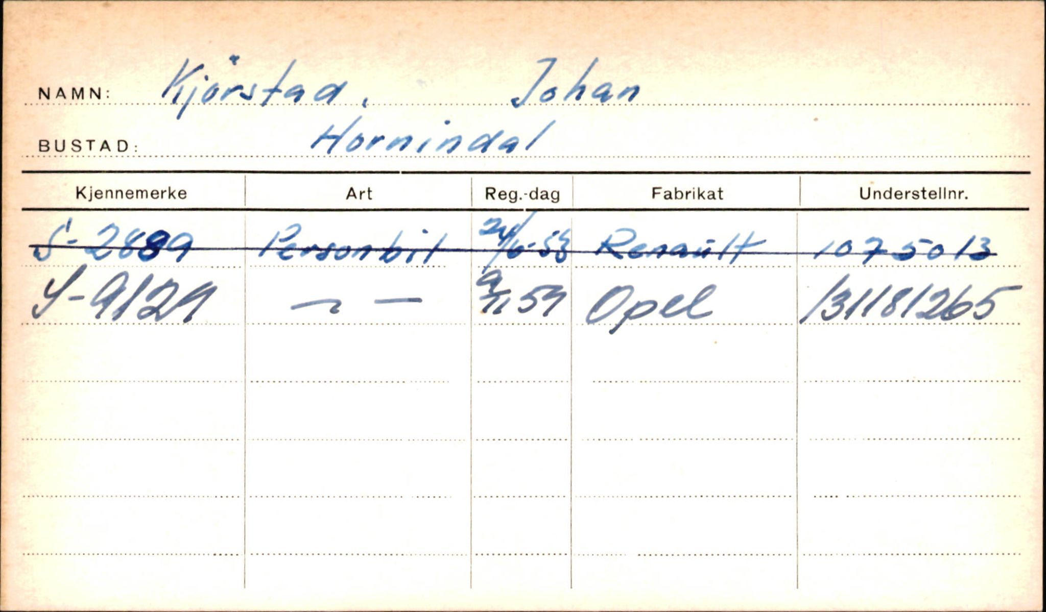 Statens vegvesen, Sogn og Fjordane vegkontor, AV/SAB-A-5301/4/F/L0001B: Eigarregister Fjordane til 1.6.1961, 1930-1961, p. 109