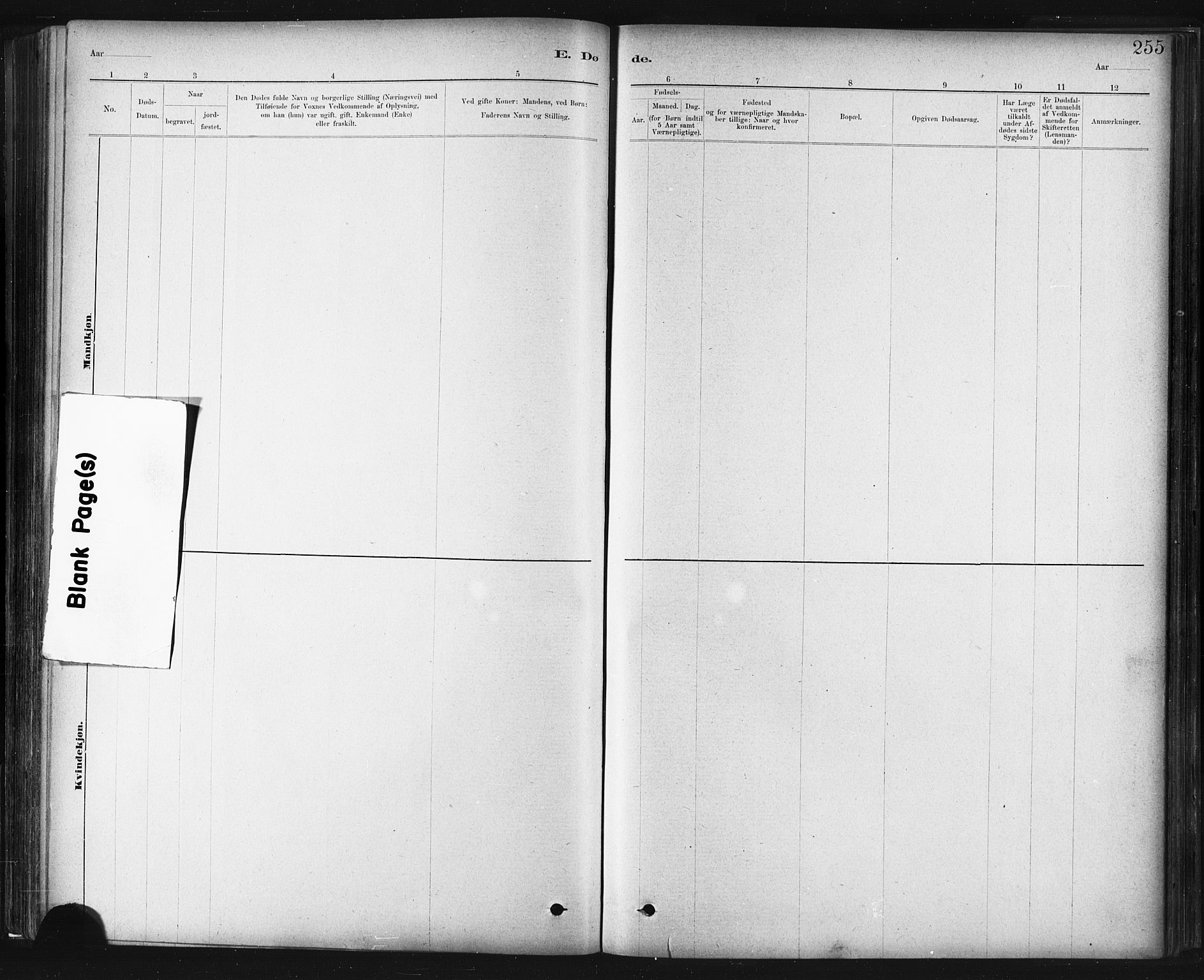 Ministerialprotokoller, klokkerbøker og fødselsregistre - Sør-Trøndelag, AV/SAT-A-1456/672/L0857: Parish register (official) no. 672A09, 1882-1893, p. 255