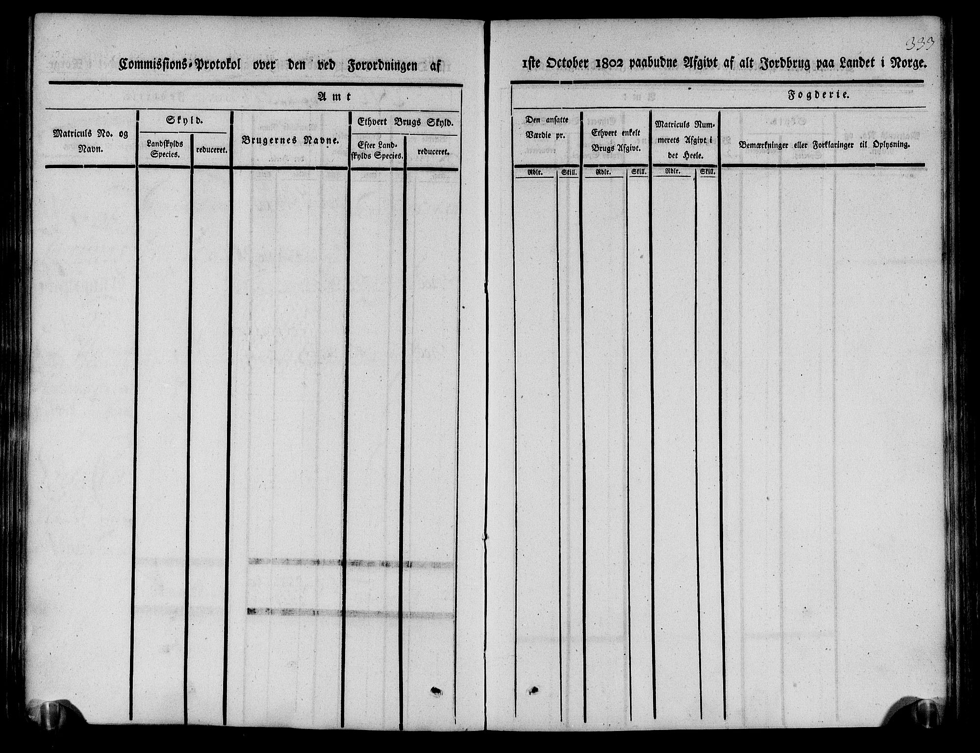 Rentekammeret inntil 1814, Realistisk ordnet avdeling, AV/RA-EA-4070/N/Ne/Nea/L0111: Nordhordland og Voss fogderi. Kommisjonsprotokoll for Nordhordland, 1803, p. 338