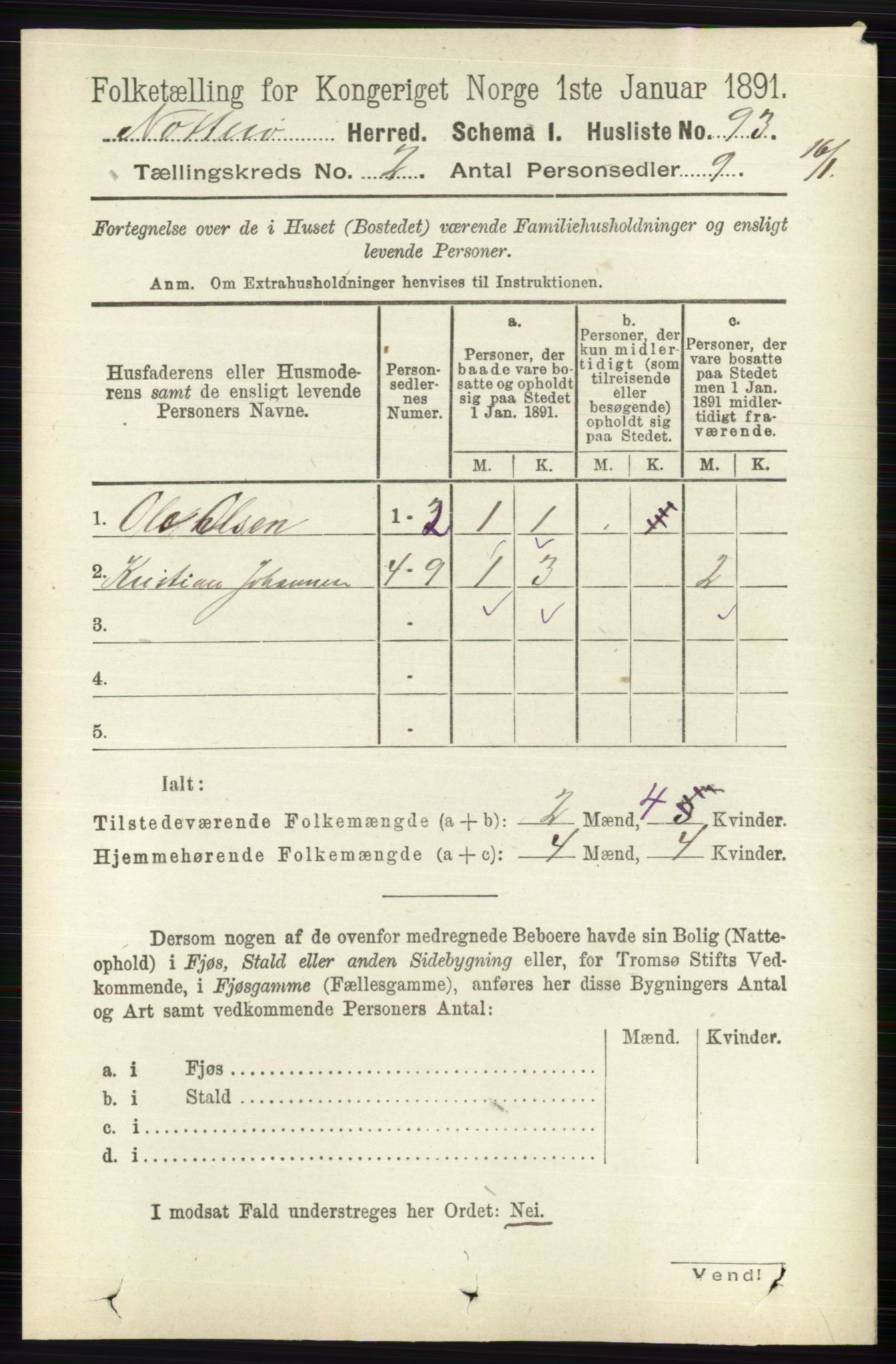 RA, 1891 census for 0722 Nøtterøy, 1891, p. 832