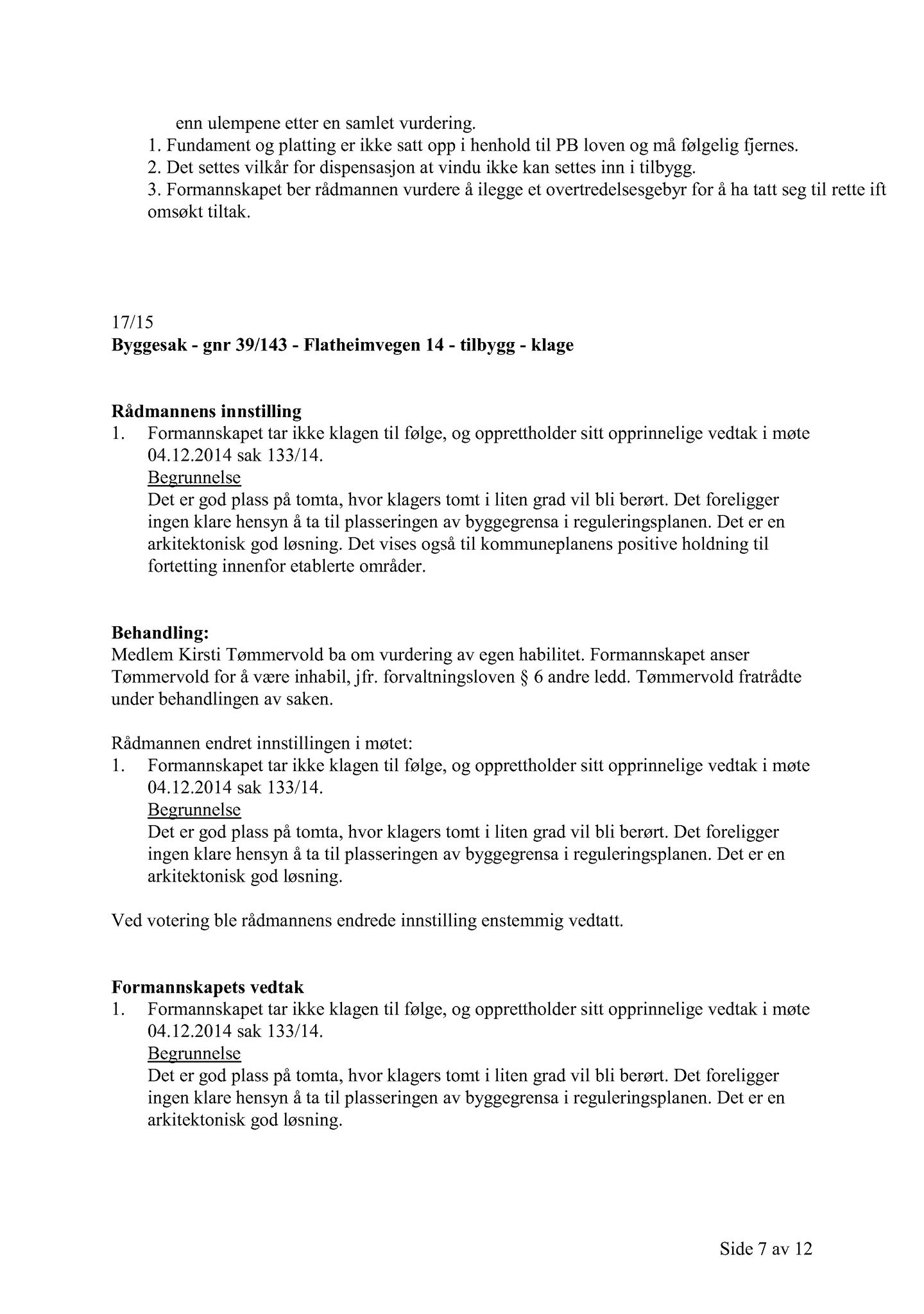 Klæbu Kommune, TRKO/KK/02-FS/L008: Formannsskapet - Møtedokumenter, 2015, p. 673