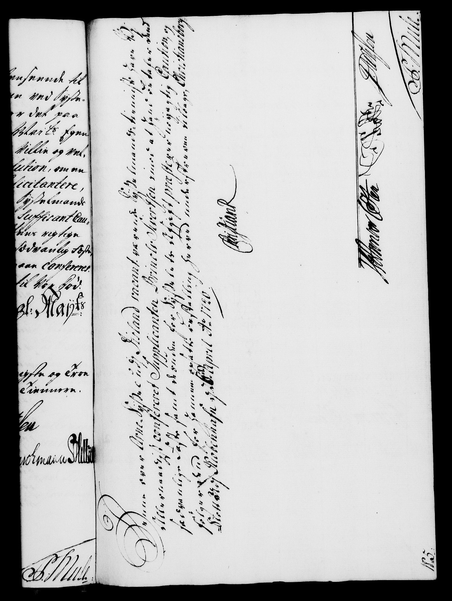 Rentekammeret, Kammerkanselliet, RA/EA-3111/G/Gf/Gfa/L0028: Norsk relasjons- og resolusjonsprotokoll (merket RK 52.28), 1745-1746, p. 755