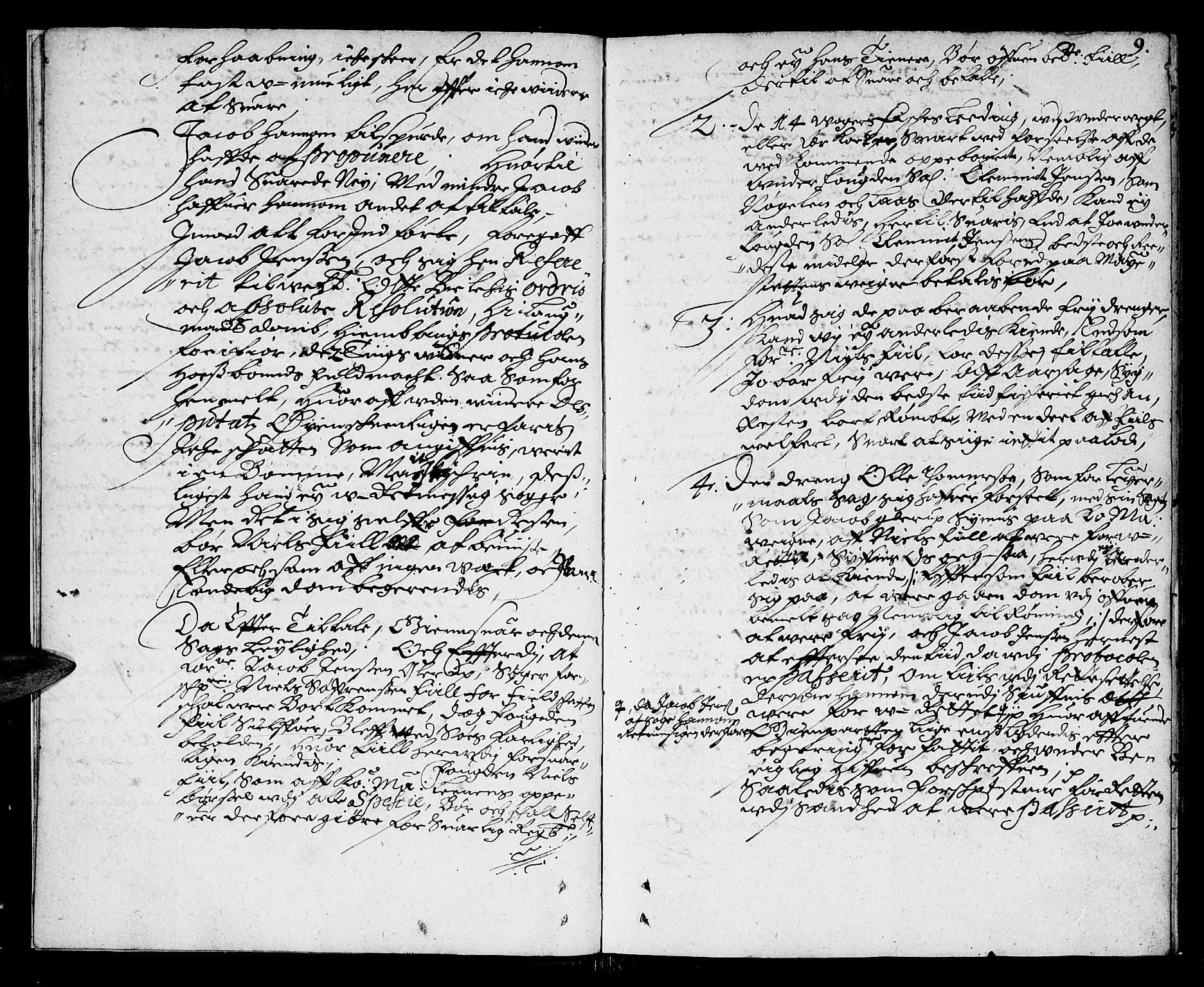 Finnmark sorenskriveri, AV/SATØ-S-0053/F/Fa/L0016: Justisprotokoller, 1678-1679, p. 8b-9a