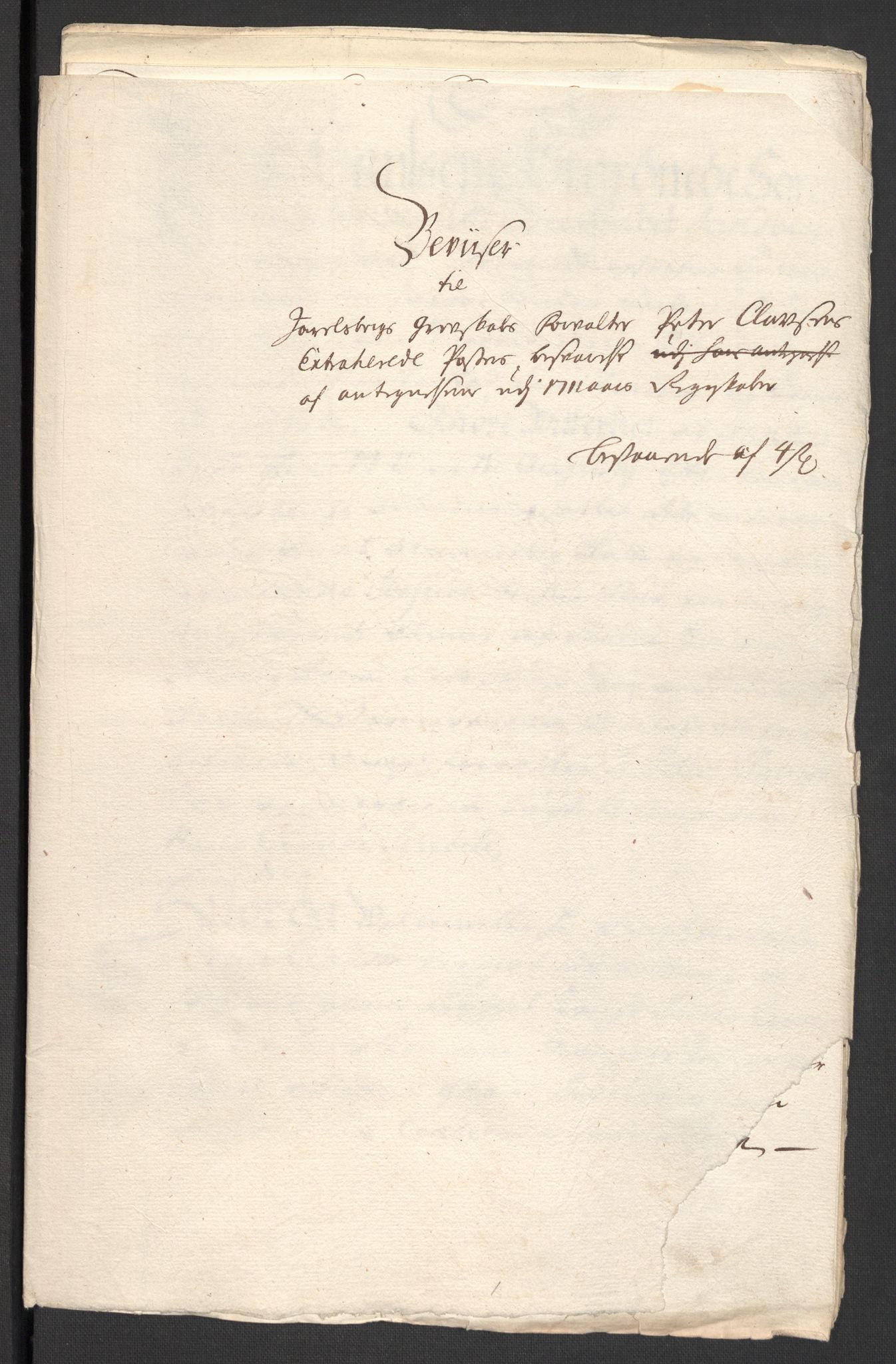 Rentekammeret inntil 1814, Reviderte regnskaper, Fogderegnskap, AV/RA-EA-4092/R32/L1876: Fogderegnskap Jarlsberg grevskap, 1711, p. 488