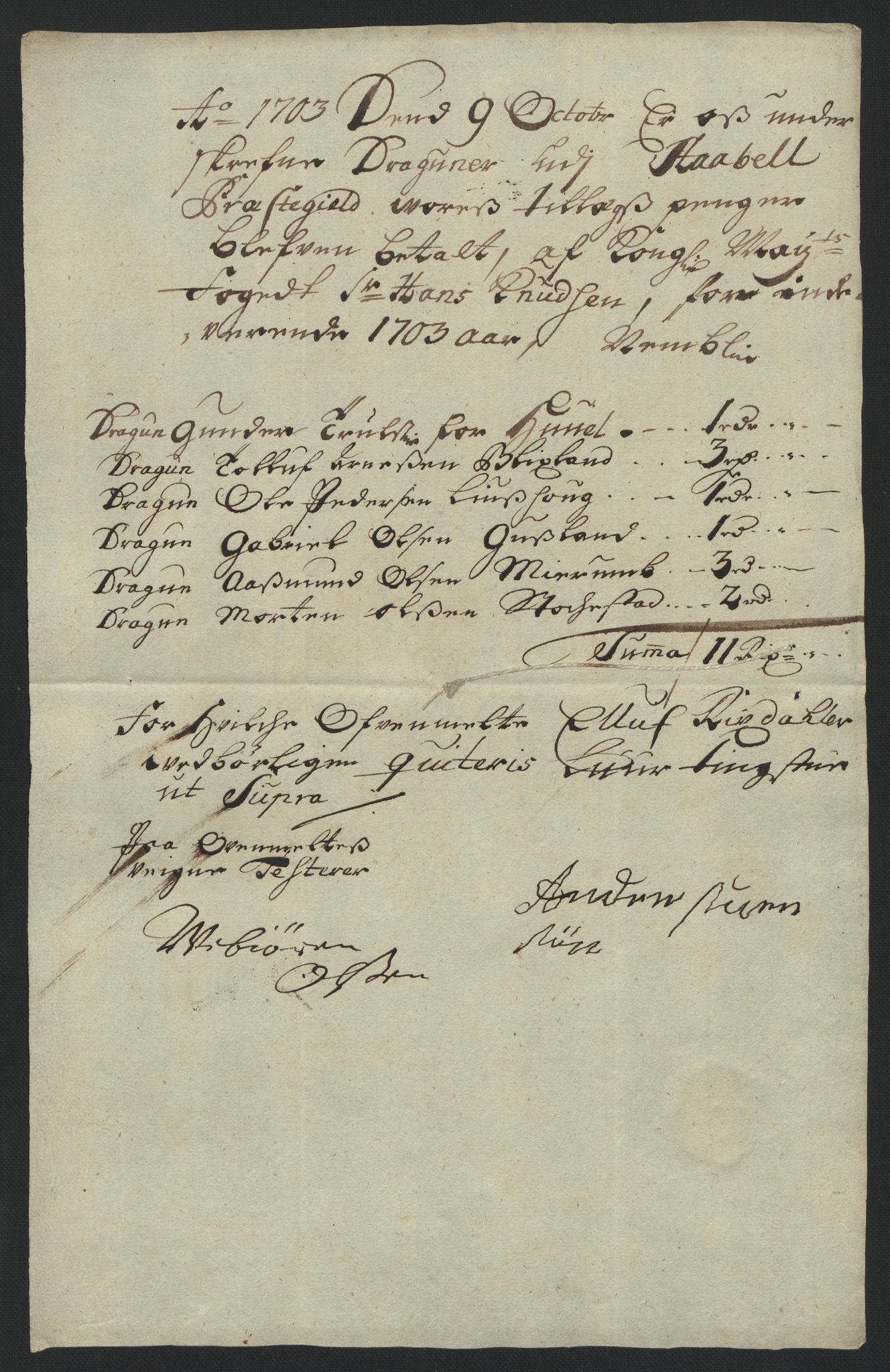 Rentekammeret inntil 1814, Reviderte regnskaper, Fogderegnskap, AV/RA-EA-4092/R04/L0132: Fogderegnskap Moss, Onsøy, Tune, Veme og Åbygge, 1703-1704, p. 156