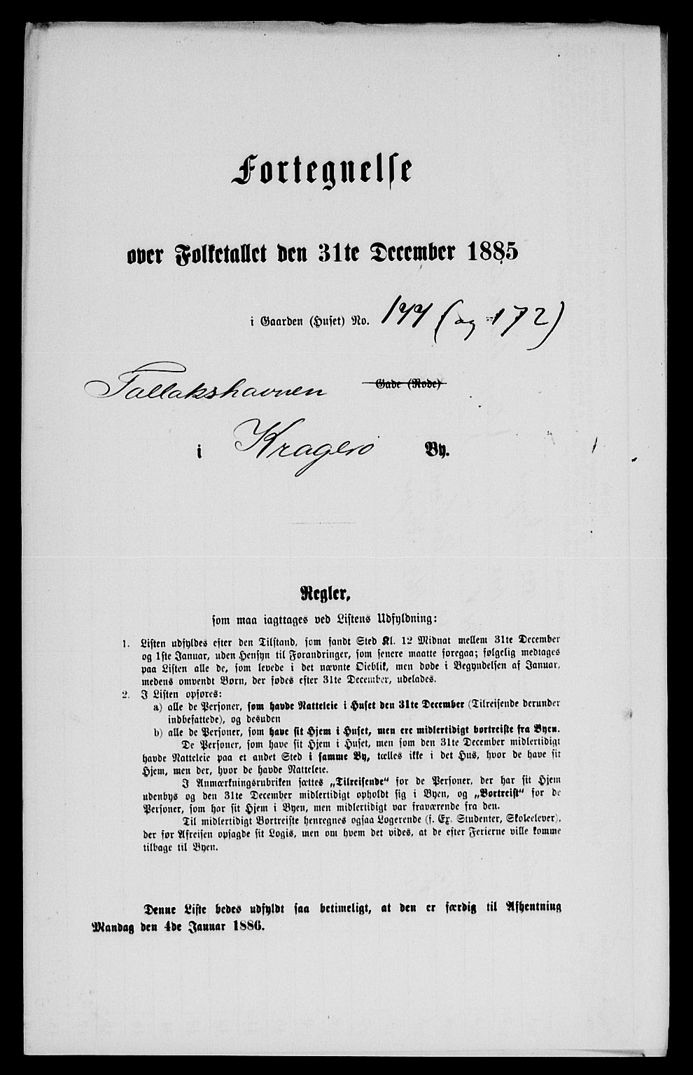 SAKO, 1885 census for 0801 Kragerø, 1885, p. 387