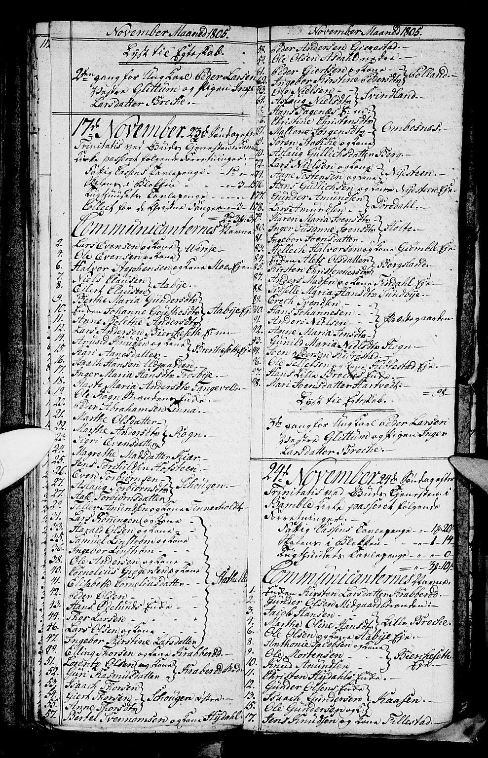 Bamble kirkebøker, AV/SAKO-A-253/G/Ga/L0003: Parish register (copy) no. I 3, 1802-1807