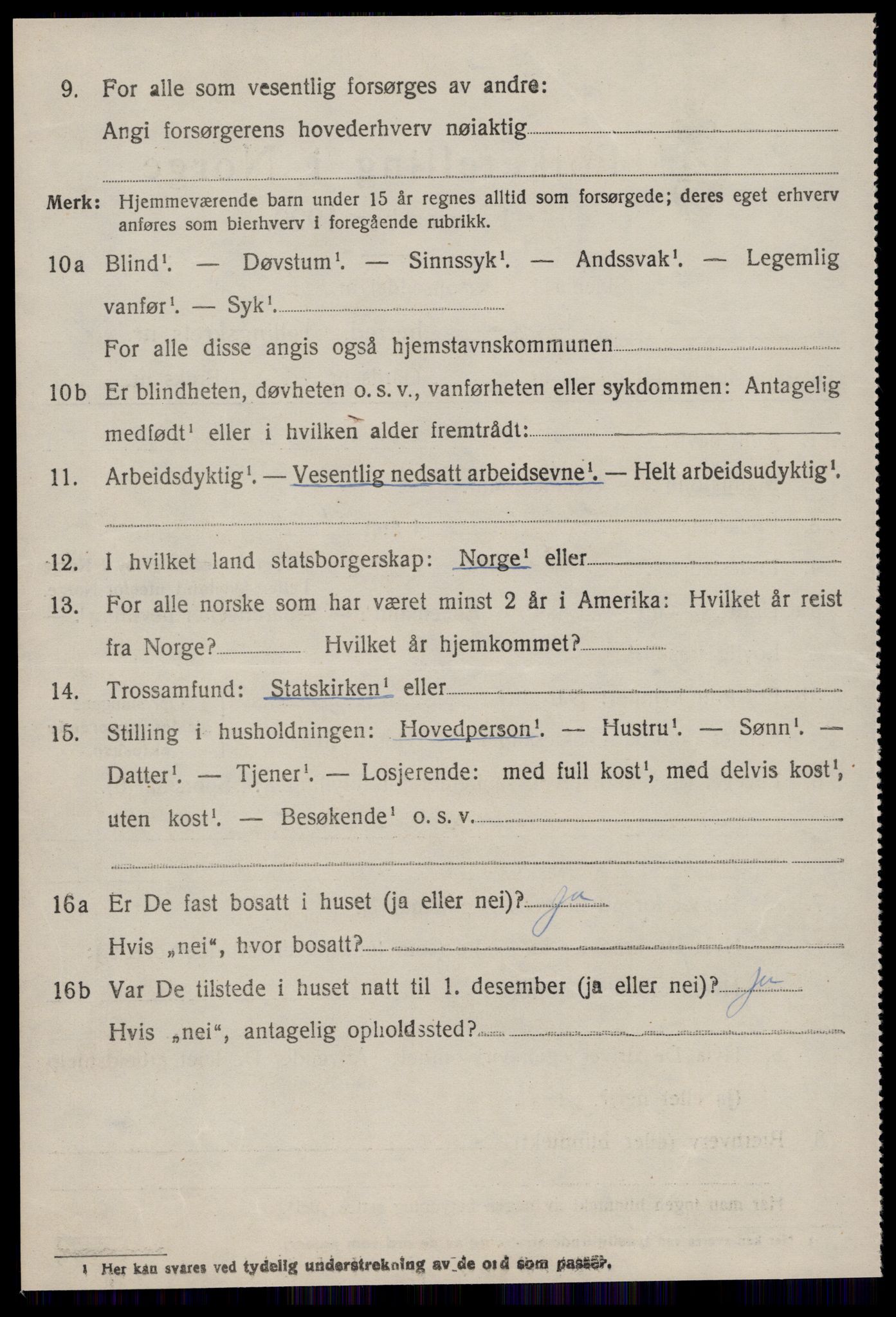 SAT, 1920 census for Sylte, 1920, p. 1176