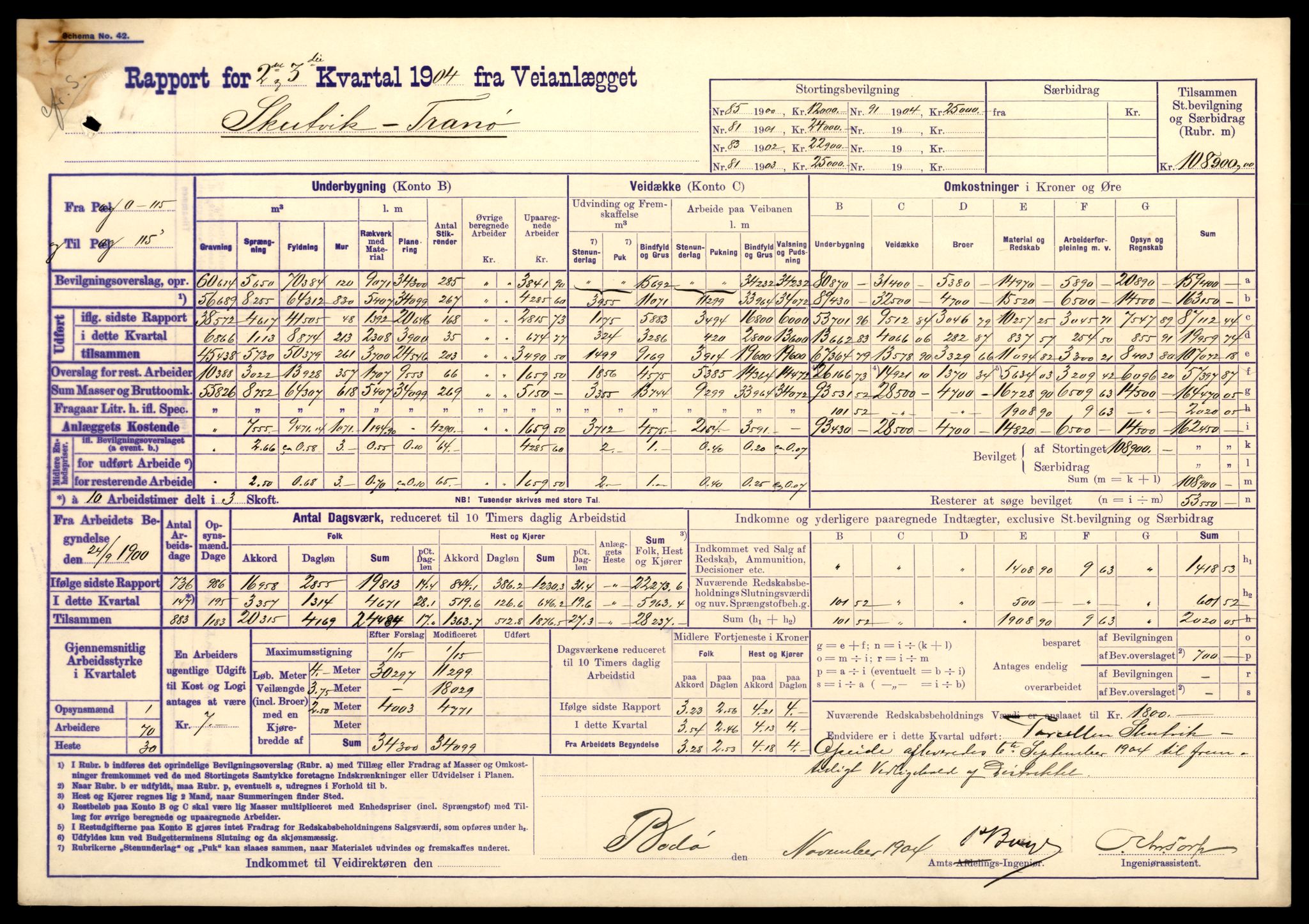 Nordland vegkontor, AV/SAT-A-4181/F/Fa/L0030: Hamarøy/Tysfjord, 1885-1948, p. 940