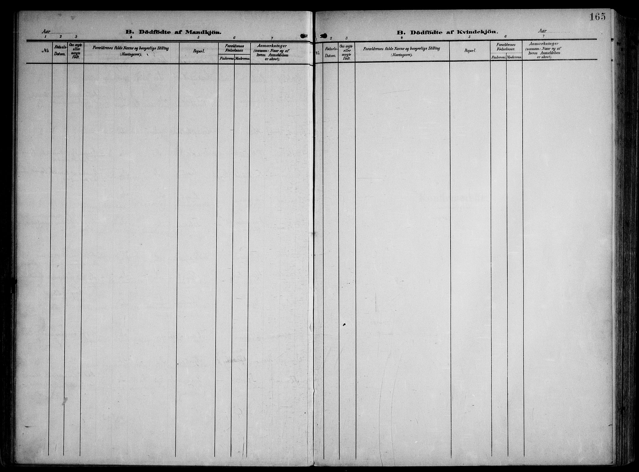 Tjølling kirkebøker, AV/SAKO-A-60/F/Fa/L0010: Parish register (official) no. 10, 1906-1923, p. 165