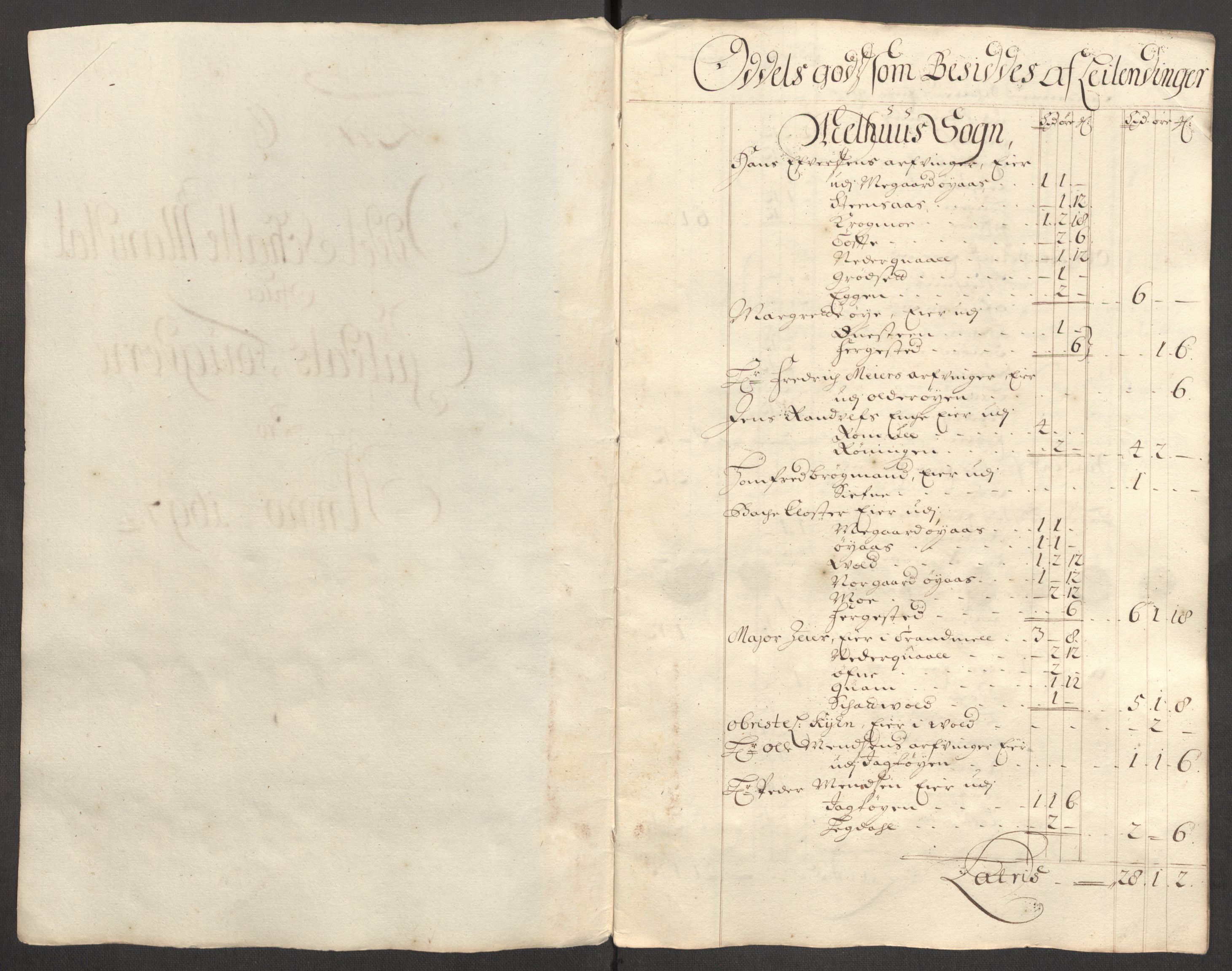 Rentekammeret inntil 1814, Reviderte regnskaper, Fogderegnskap, AV/RA-EA-4092/R60/L3947: Fogderegnskap Orkdal og Gauldal, 1697, p. 338