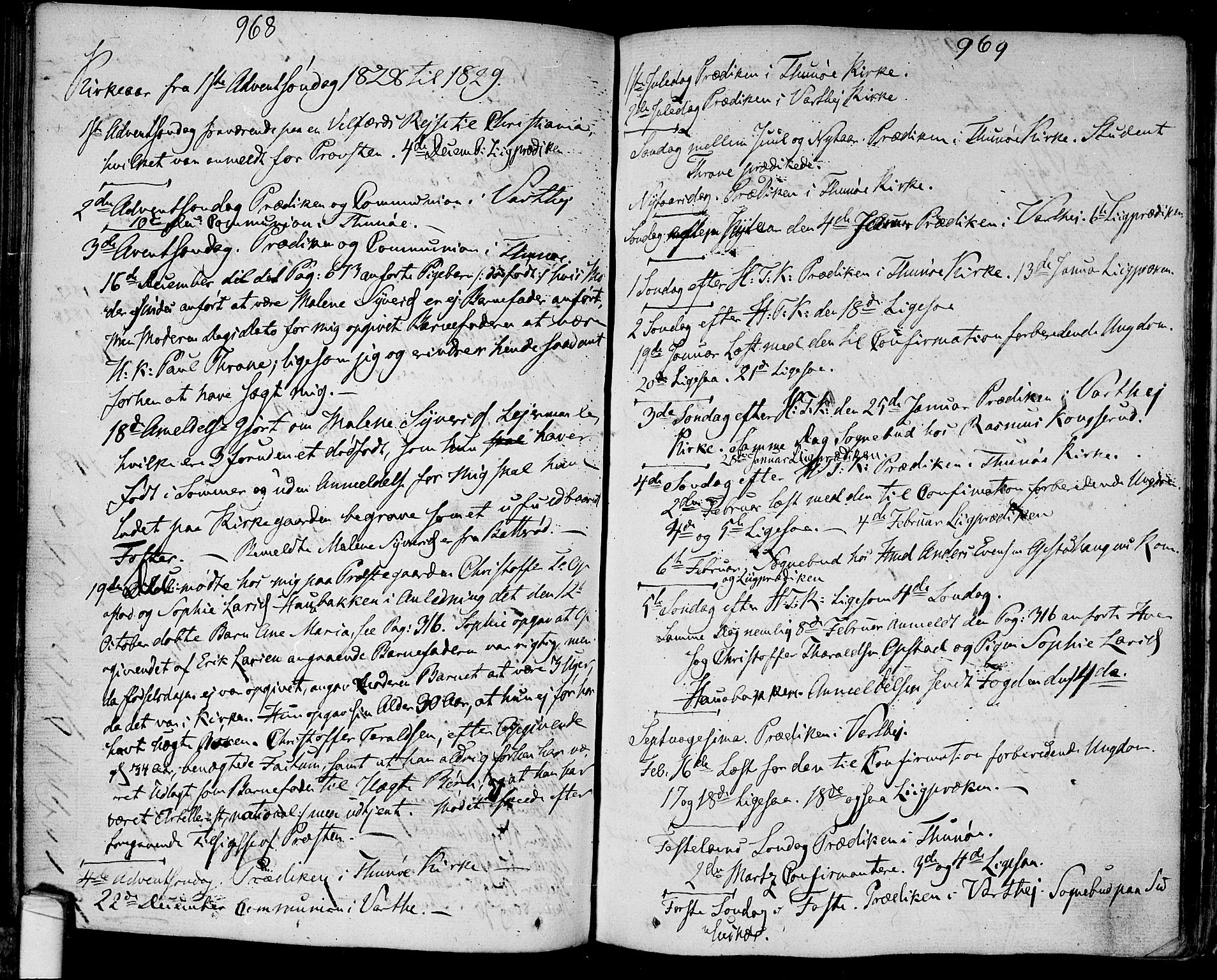Tune prestekontor Kirkebøker, AV/SAO-A-2007/F/Fa/L0006: Parish register (official) no. 6, 1823-1831, p. 968-969