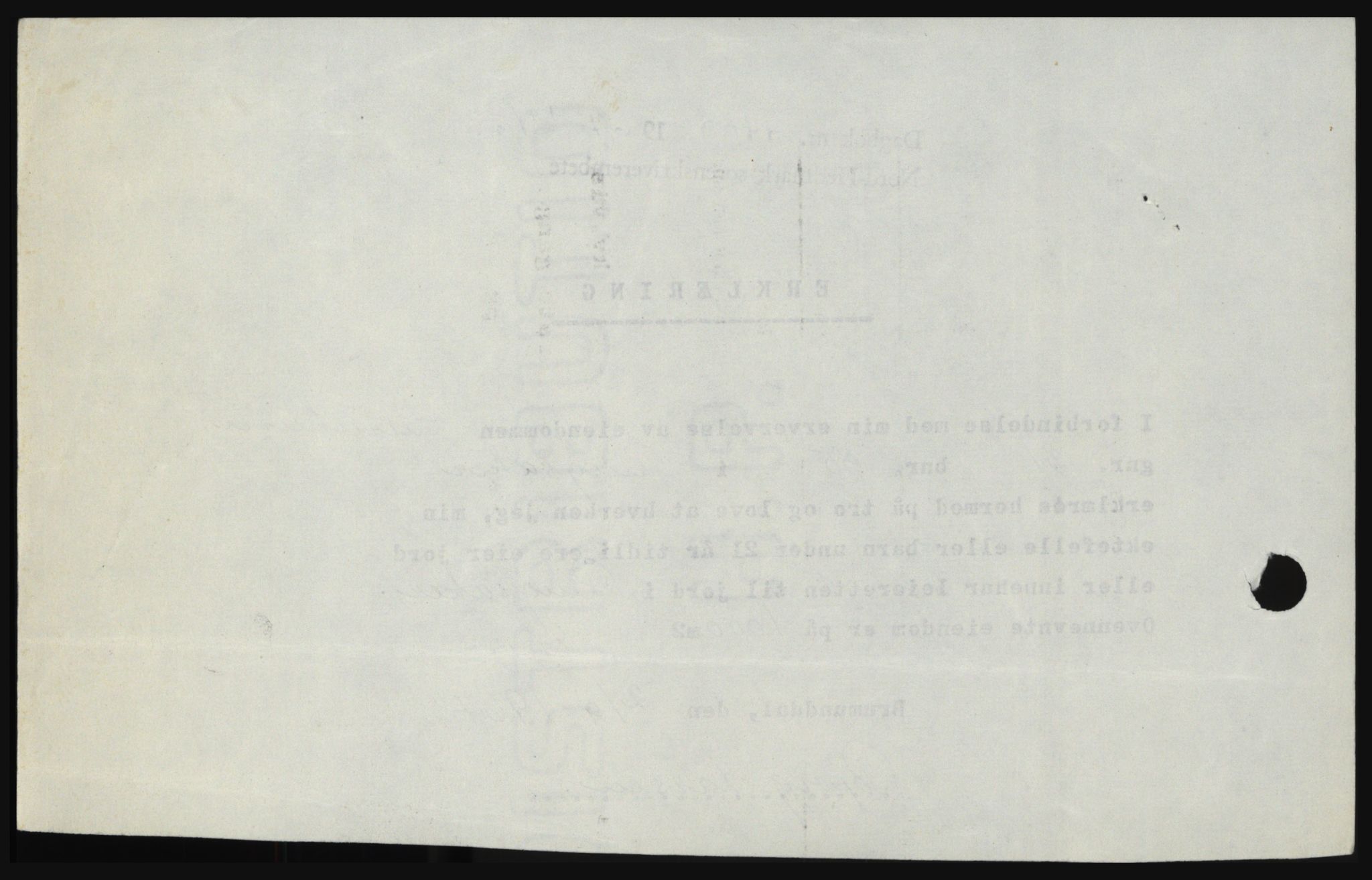 Nord-Hedmark sorenskriveri, AV/SAH-TING-012/H/Hc/L0026: Mortgage book no. 26, 1967-1967, Diary no: : 4409/1967