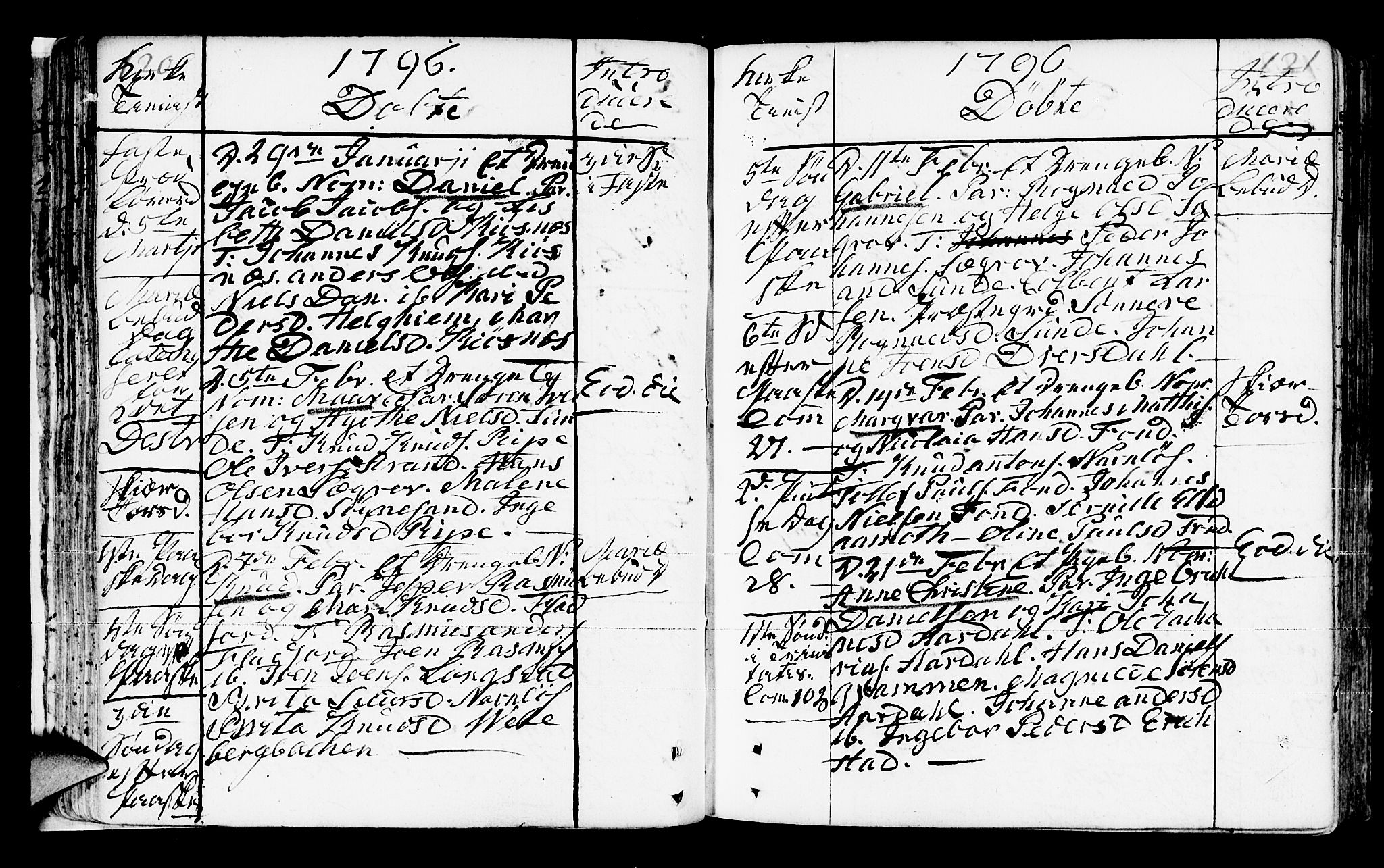 Jølster sokneprestembete, SAB/A-80701/H/Haa/Haaa/L0006: Parish register (official) no. A 6, 1790-1821, p. 120-121