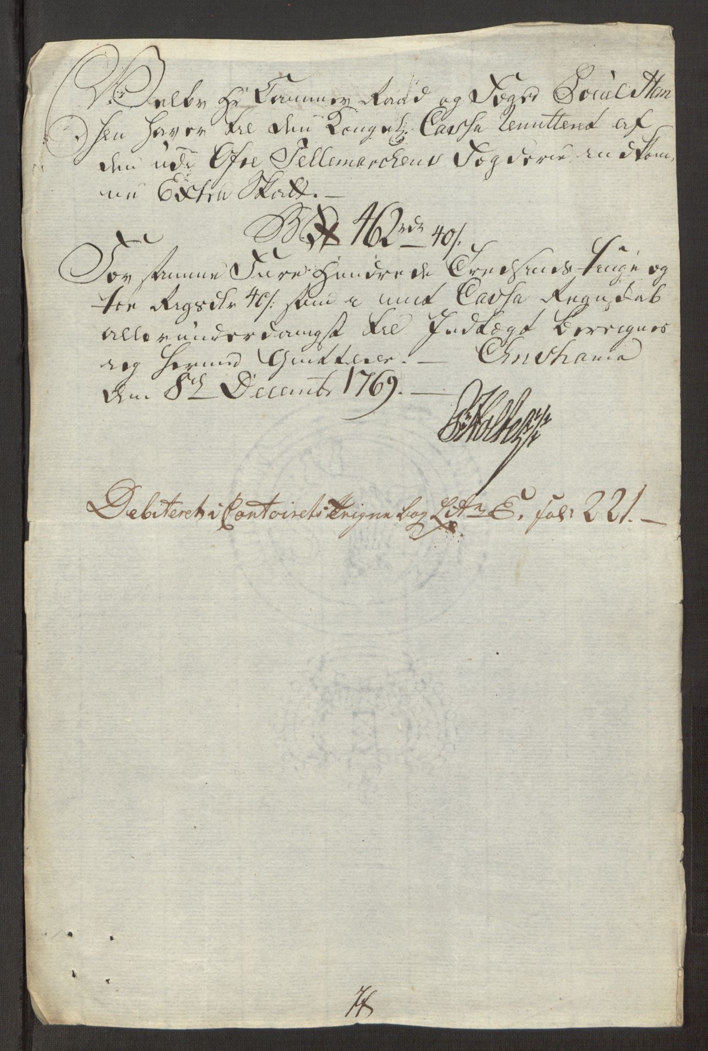 Rentekammeret inntil 1814, Reviderte regnskaper, Fogderegnskap, RA/EA-4092/R38/L2293: Ekstraskatten Øvre Telemark, 1762-1770, p. 402