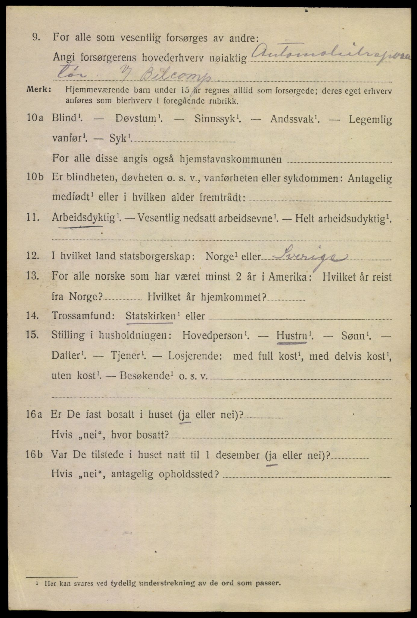 SAKO, 1920 census for Tønsberg, 1920, p. 24510