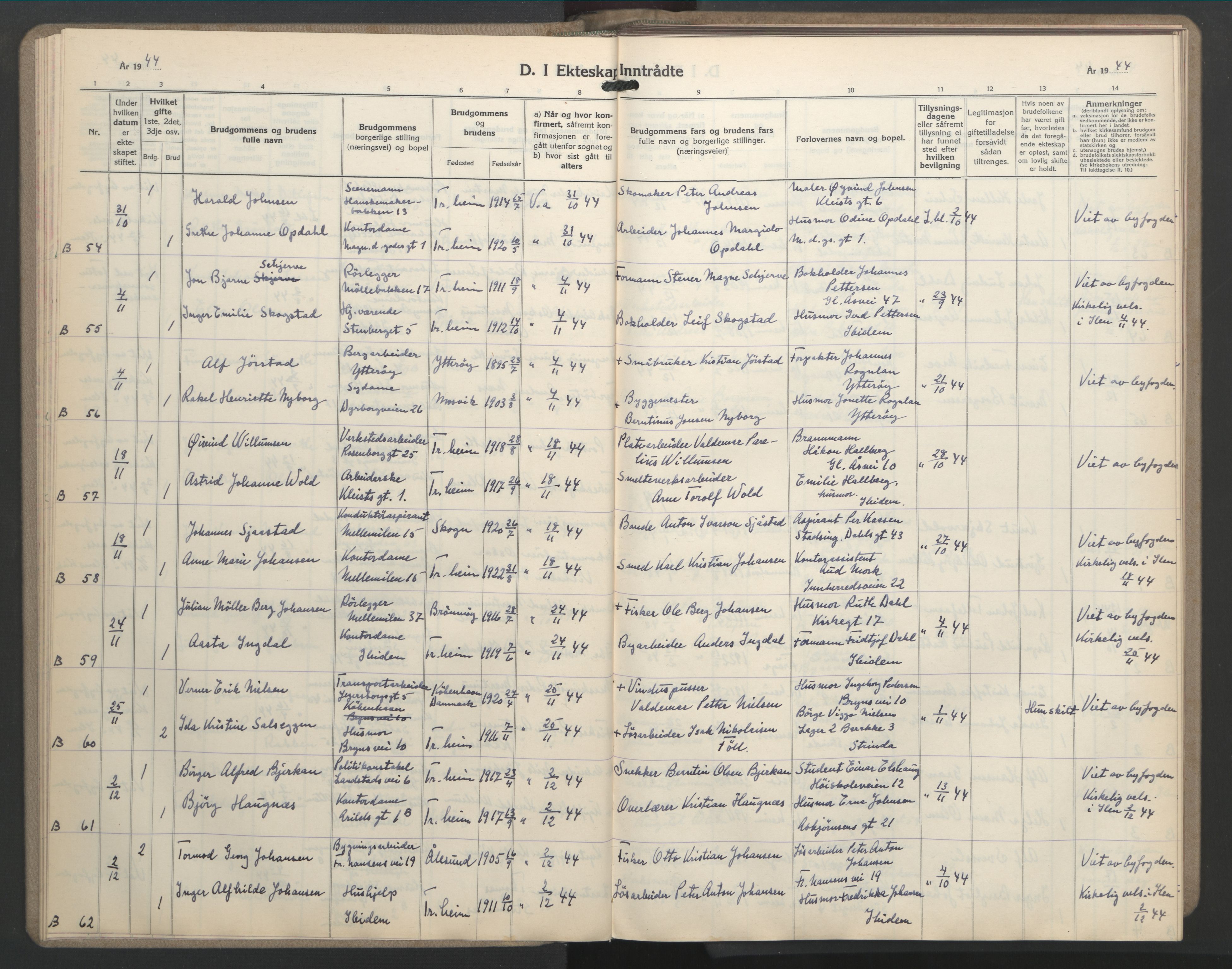 Ministerialprotokoller, klokkerbøker og fødselsregistre - Sør-Trøndelag, AV/SAT-A-1456/603/L0177: Parish register (copy) no. 603C05, 1941-1952, p. 29