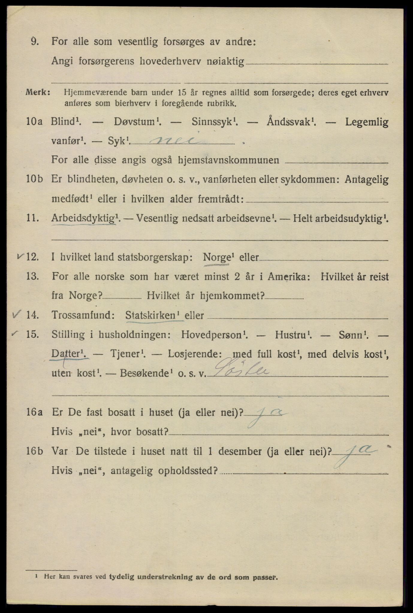 SAO, 1920 census for Kristiania, 1920, p. 312500