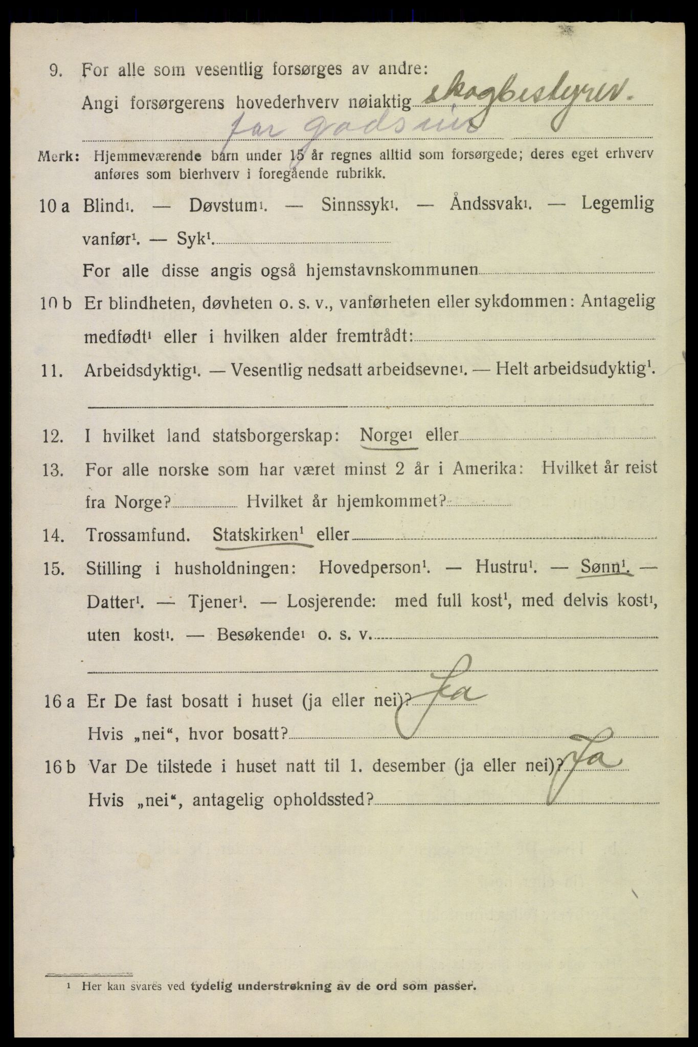 SAH, 1920 census for Brandval, 1920, p. 9137