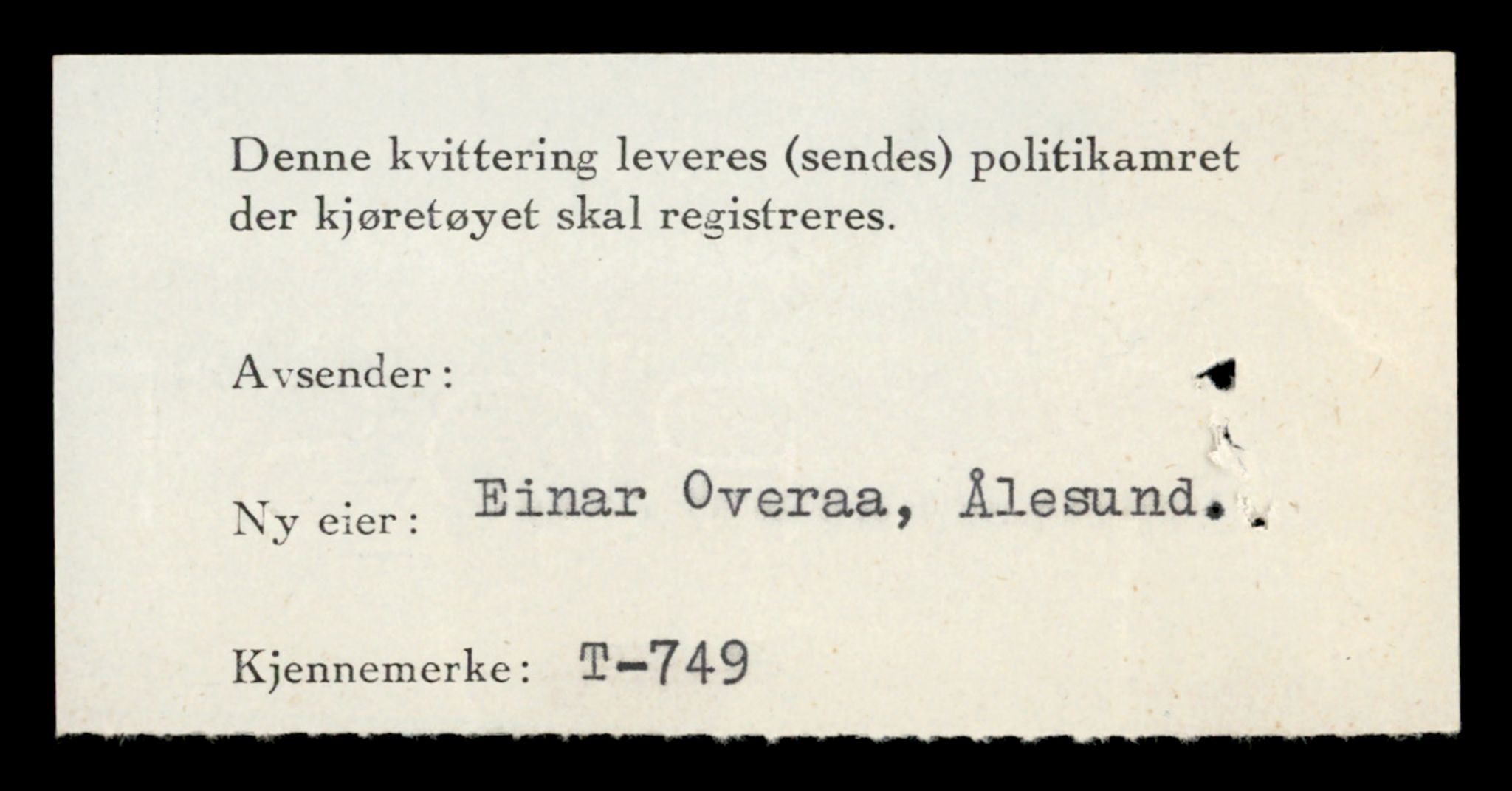 Møre og Romsdal vegkontor - Ålesund trafikkstasjon, AV/SAT-A-4099/F/Fe/L0008: Registreringskort for kjøretøy T 747 - T 894, 1927-1998, p. 124