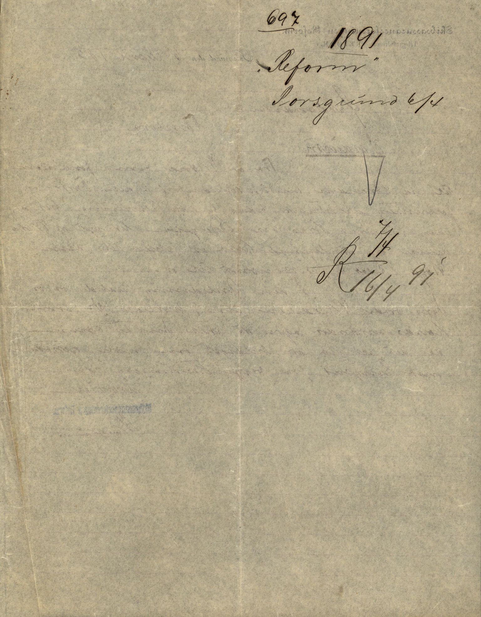 Pa 63 - Østlandske skibsassuranceforening, VEMU/A-1079/G/Ga/L0027/0012: Havaridokumenter / Hans Nielsen Hauge, Verena, Guldfaxe, India, Industri, 1891, p. 36