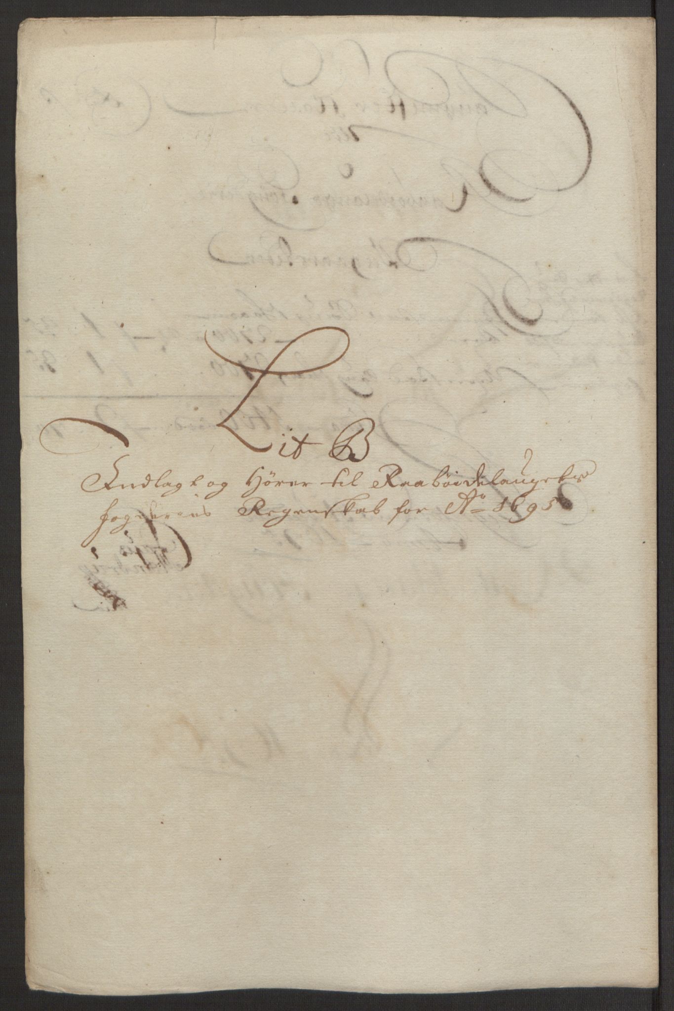 Rentekammeret inntil 1814, Reviderte regnskaper, Fogderegnskap, RA/EA-4092/R40/L2444: Fogderegnskap Råbyggelag, 1693-1696, p. 225