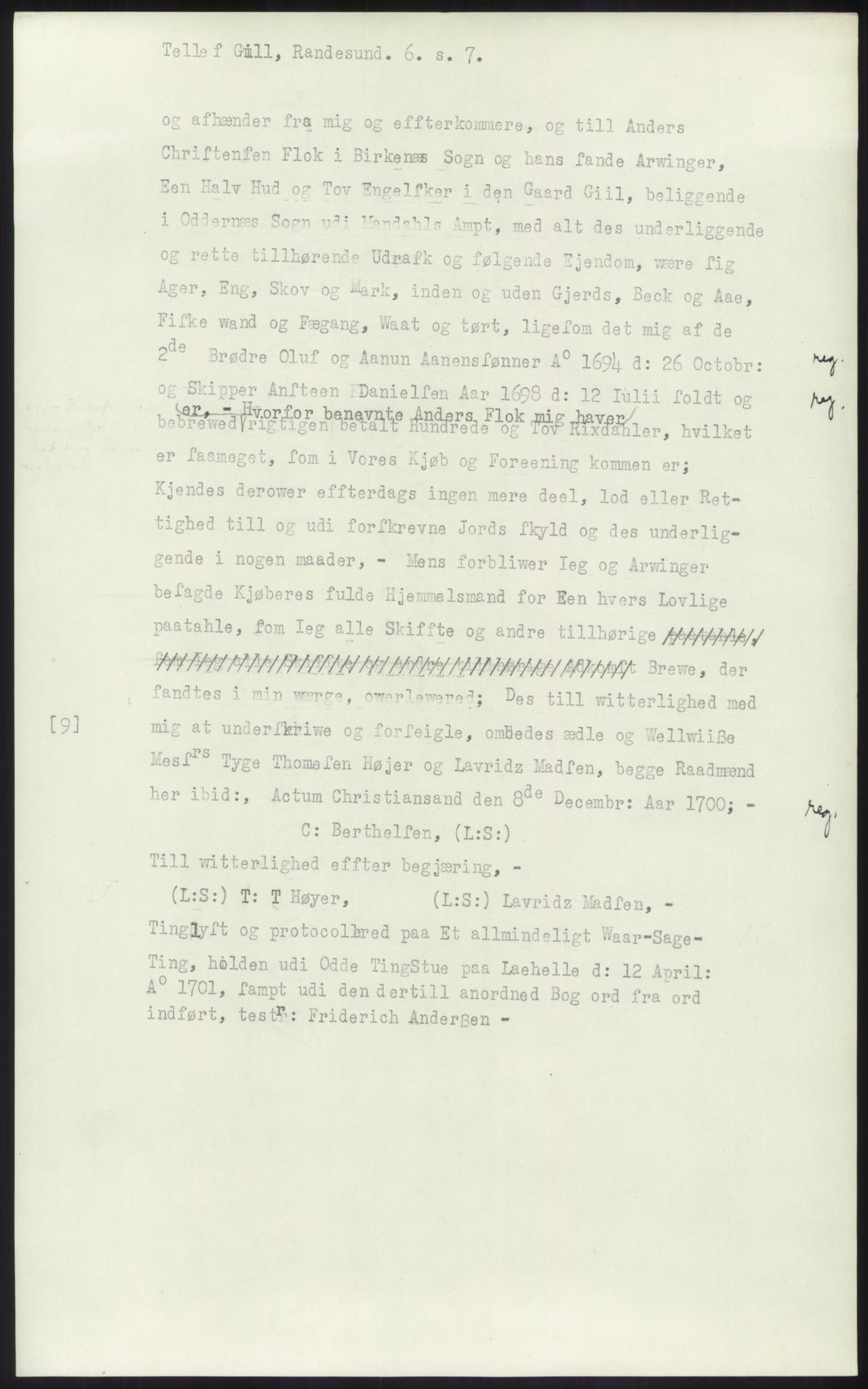 Samlinger til kildeutgivelse, Diplomavskriftsamlingen, RA/EA-4053/H/Ha, p. 1282