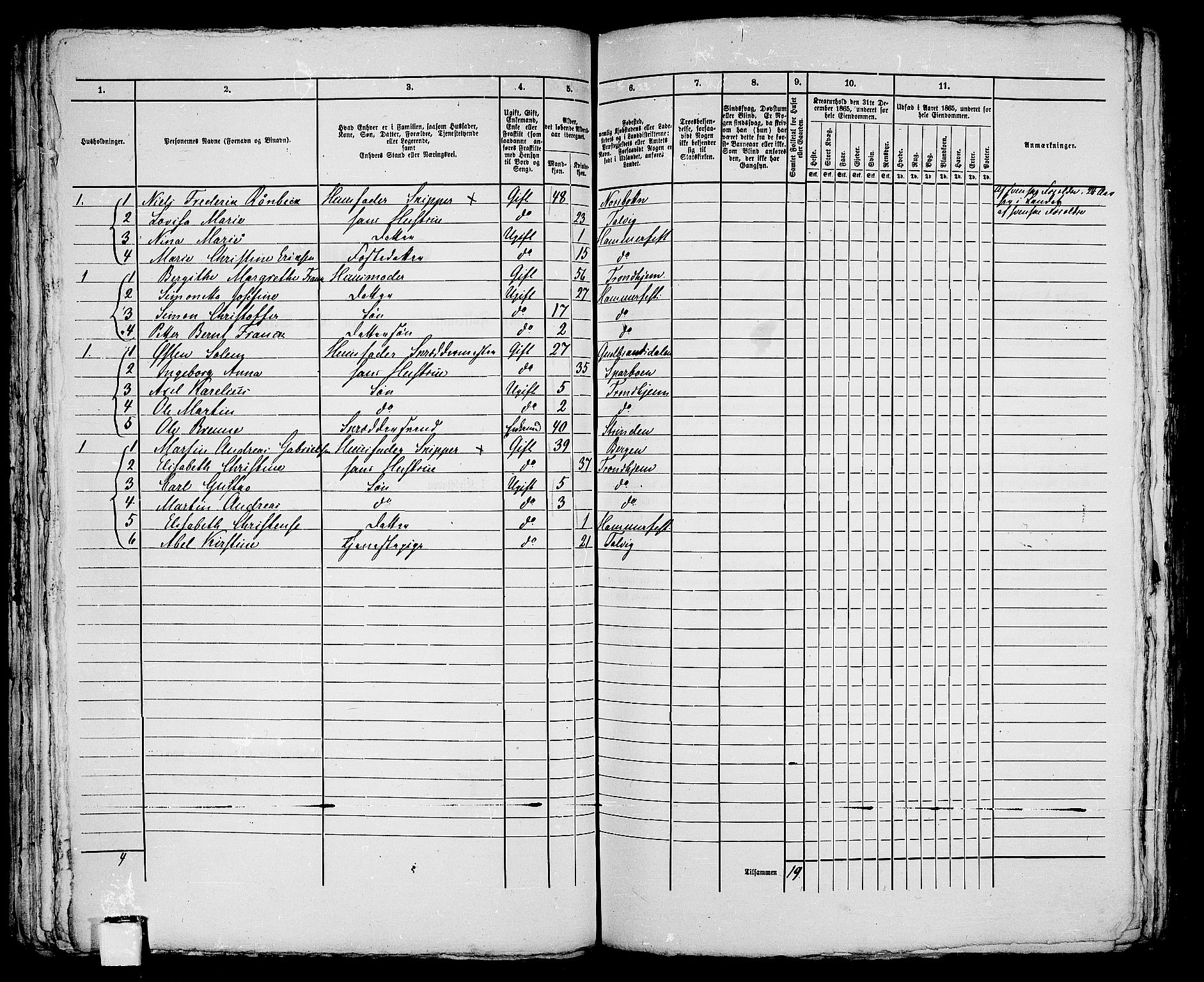 RA, 1865 census for Hammerfest/Hammerfest, 1865, p. 130