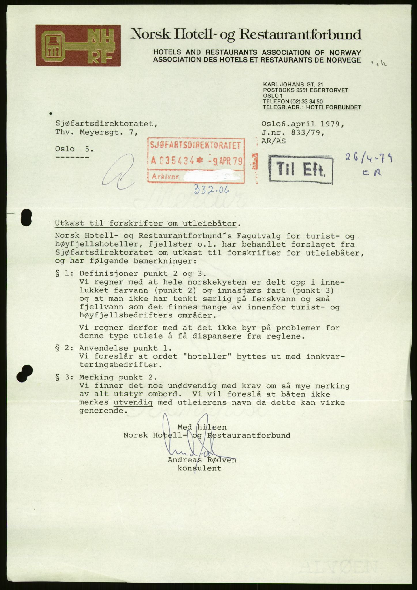 Sjøfartsdirektoratet med forløpere, generelt arkiv, AV/RA-S-1407/D/Du/Duc/L0642/0001: Skipskontrollen - Forskrifter / Forskrift om utleiebåter (2 mapper), 1978-1987, p. 389
