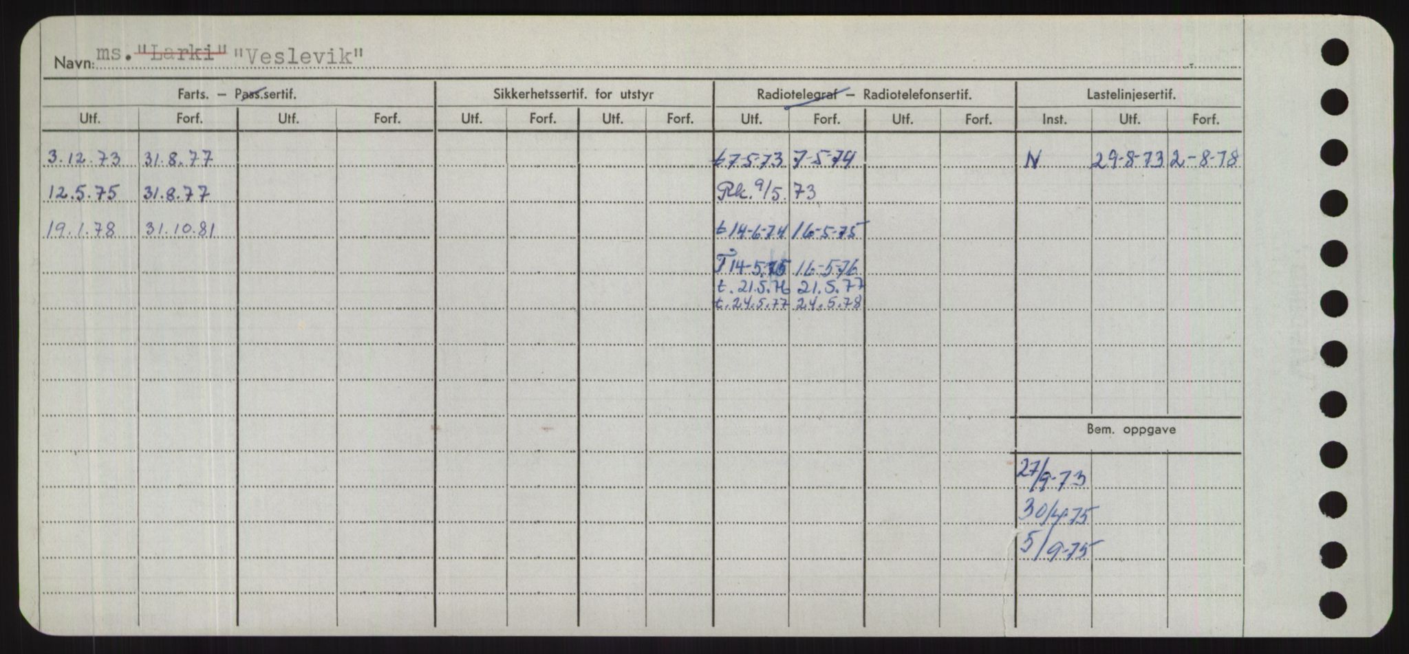 Sjøfartsdirektoratet med forløpere, Skipsmålingen, AV/RA-S-1627/H/Hd/L0040: Fartøy, U-Ve, p. 640