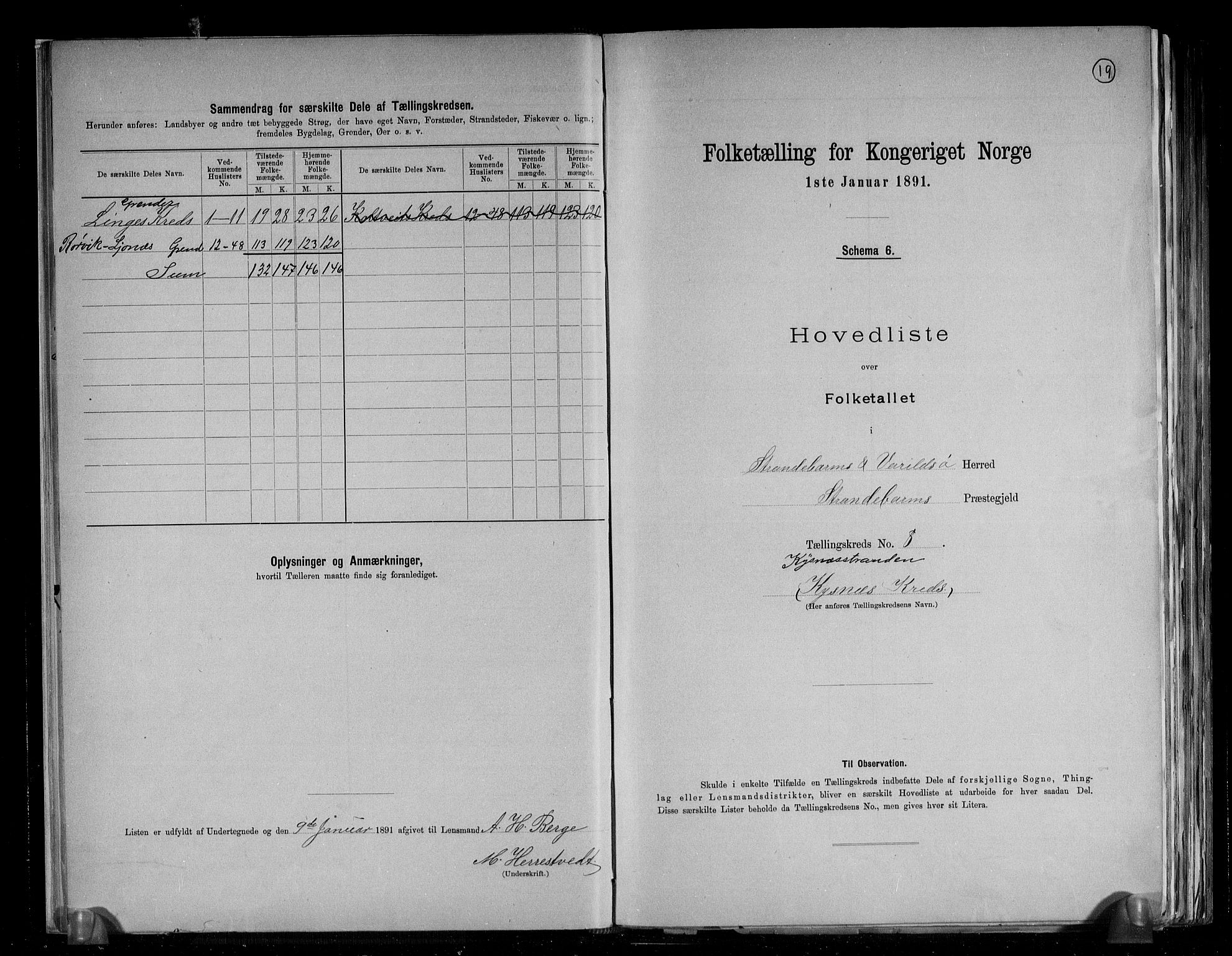 RA, 1891 census for 1226 Strandebarm og Varaldsøy, 1891, p. 20