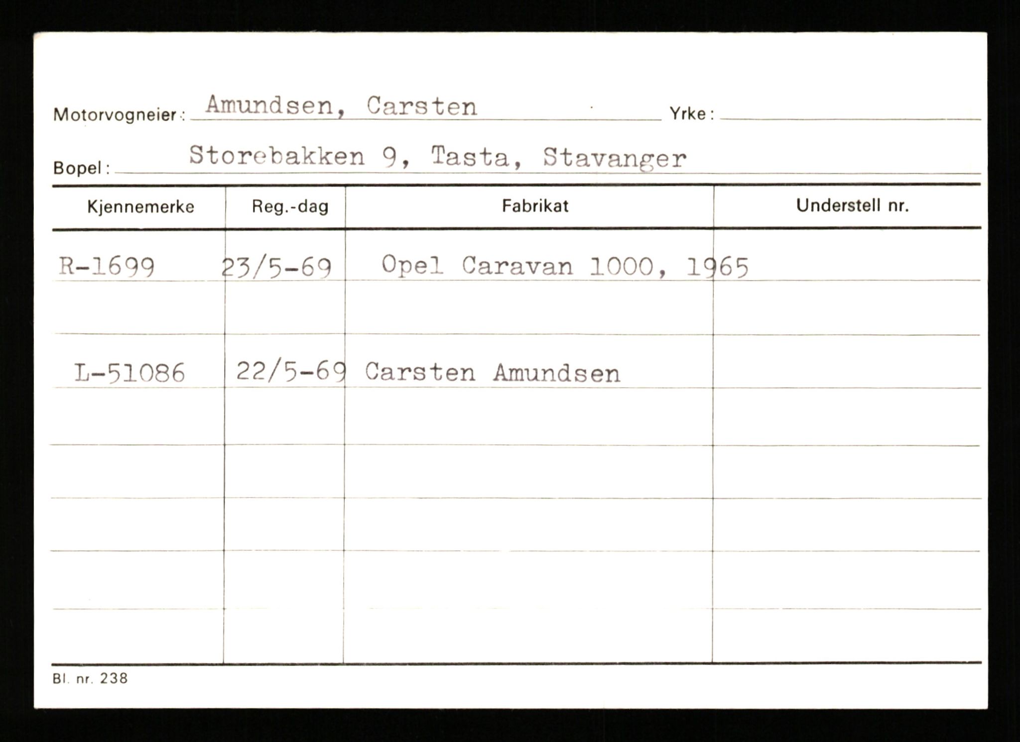 Stavanger trafikkstasjon, AV/SAST-A-101942/0/G/L0001: Registreringsnummer: 0 - 5782, 1930-1971, p. 1191