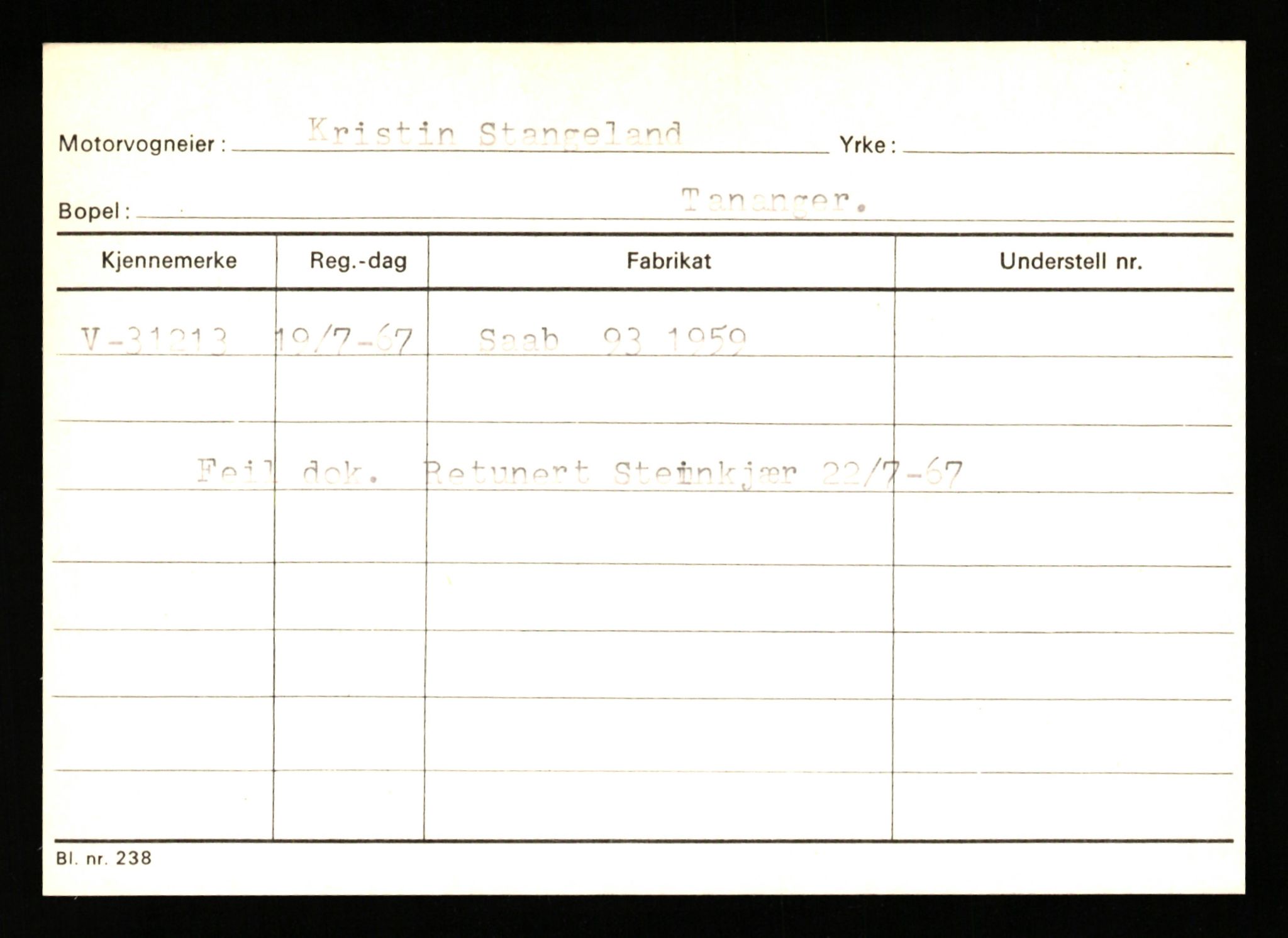 Stavanger trafikkstasjon, SAST/A-101942/0/G/L0005: Registreringsnummer: 23000 - 34245, 1930-1971, p. 2499