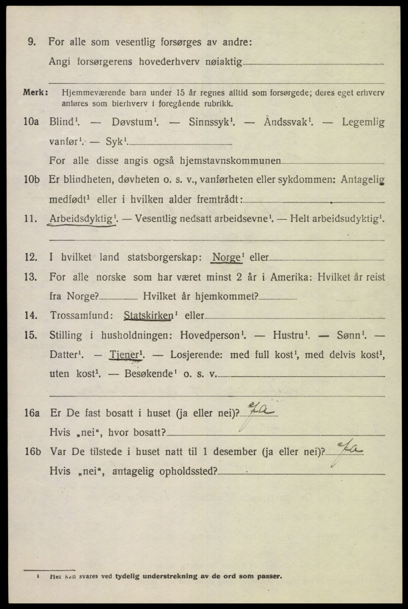 SAK, 1920 census for Kvås, 1920, p. 669