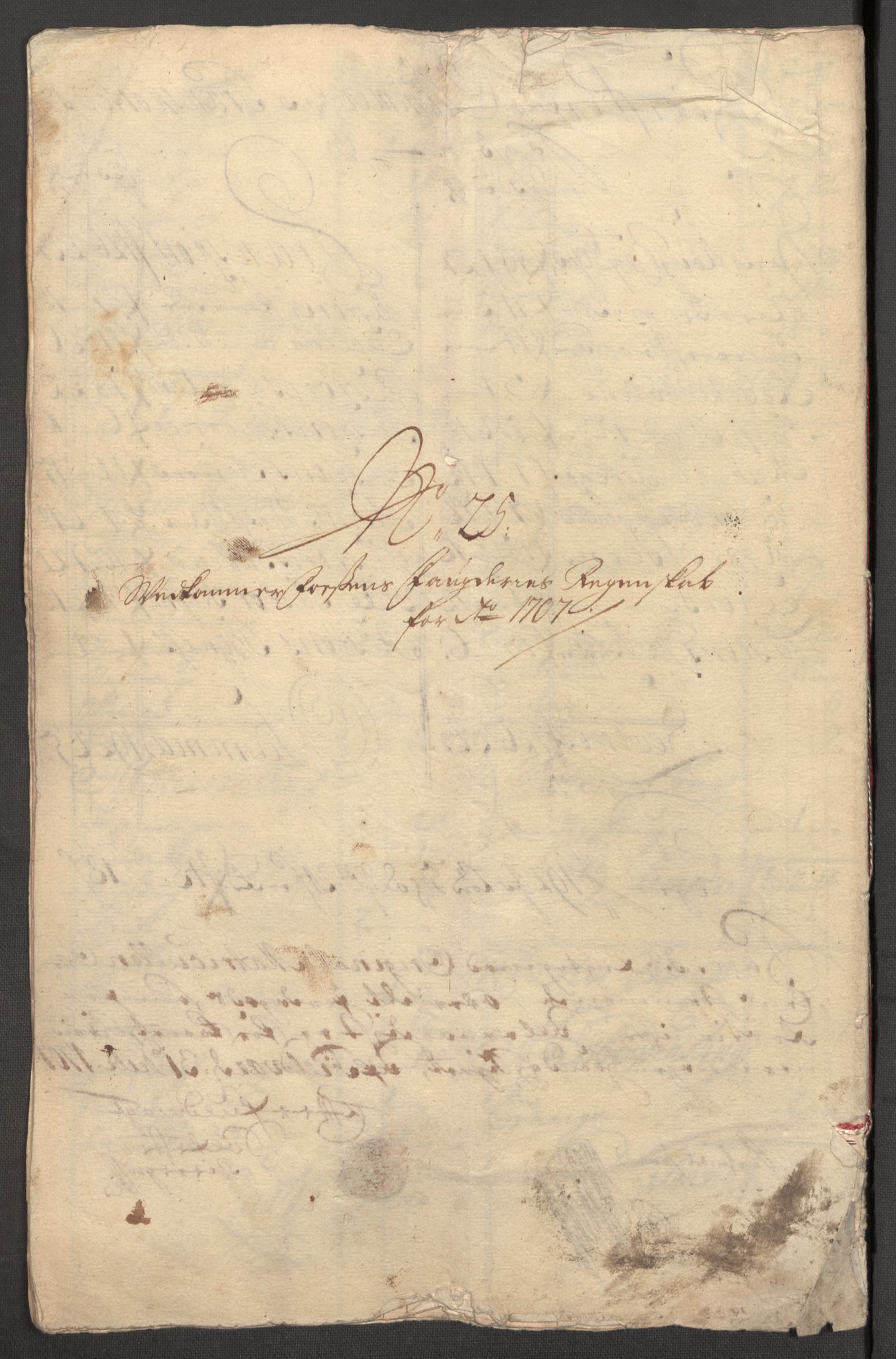 Rentekammeret inntil 1814, Reviderte regnskaper, Fogderegnskap, RA/EA-4092/R57/L3857: Fogderegnskap Fosen, 1706-1707, p. 452