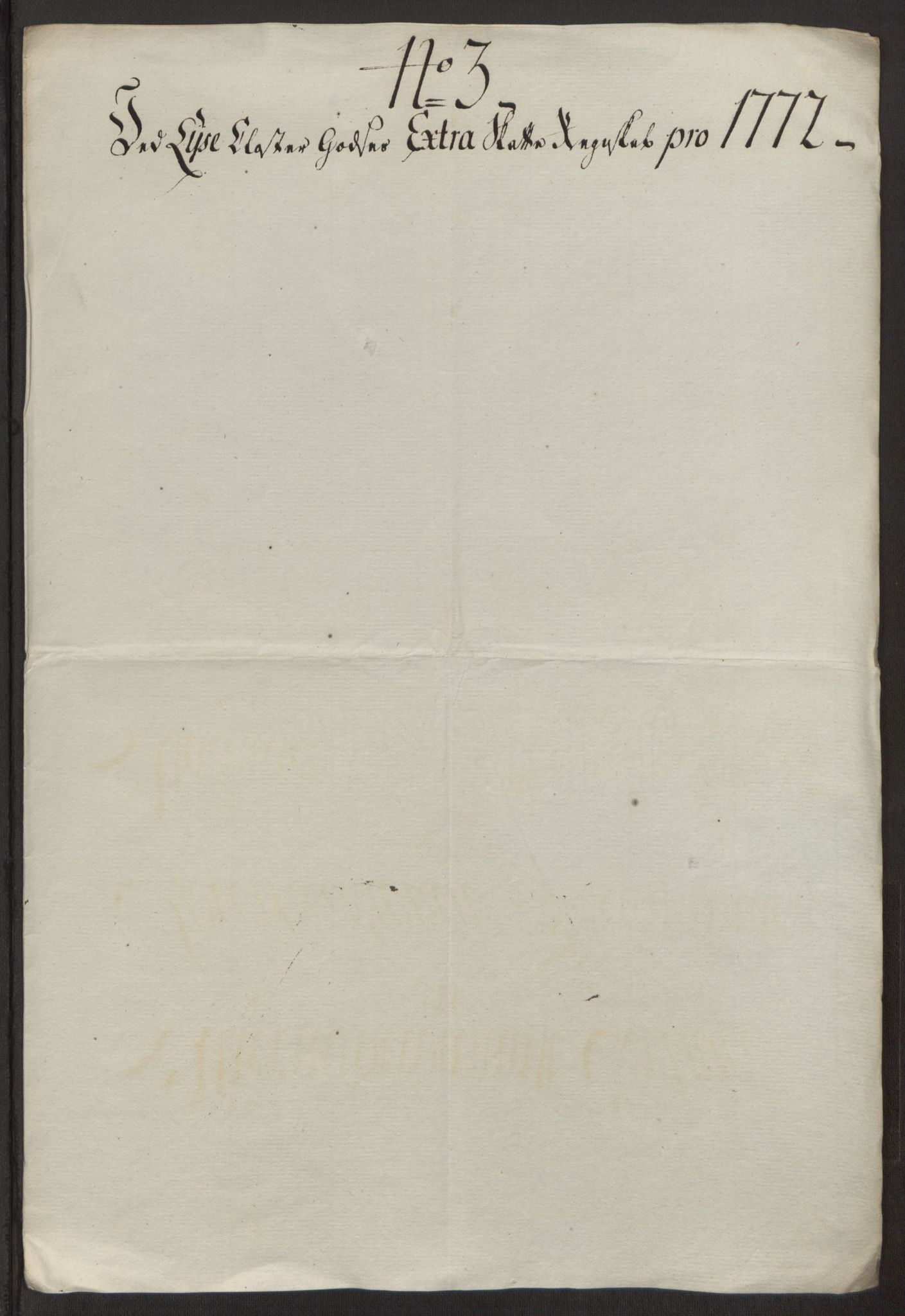 Rentekammeret inntil 1814, Reviderte regnskaper, Fogderegnskap, RA/EA-4092/R50/L3180: Ekstraskatten Lyse kloster, 1762-1783, p. 277