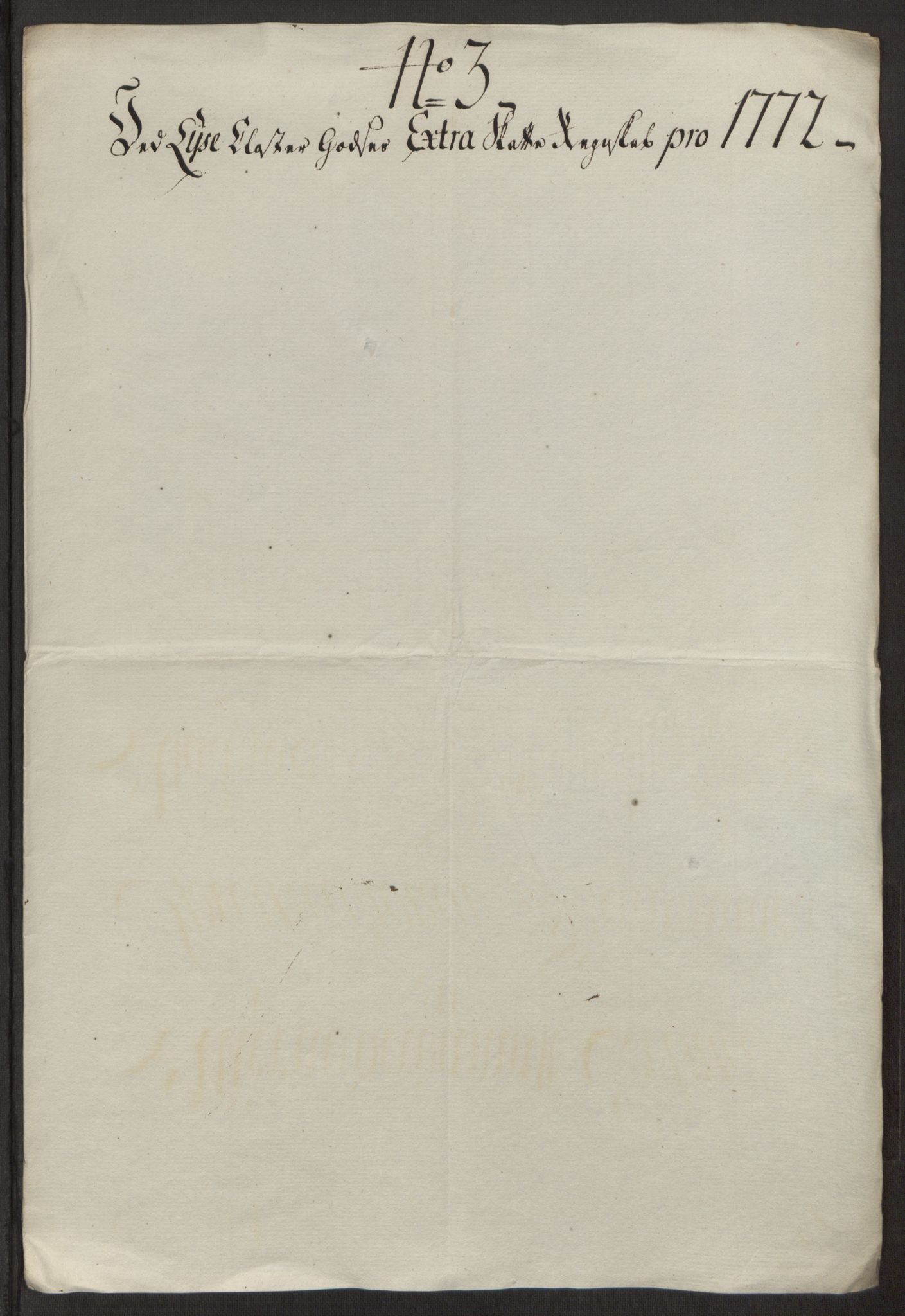 Rentekammeret inntil 1814, Reviderte regnskaper, Fogderegnskap, AV/RA-EA-4092/R50/L3180: Ekstraskatten Lyse kloster, 1762-1783, p. 277