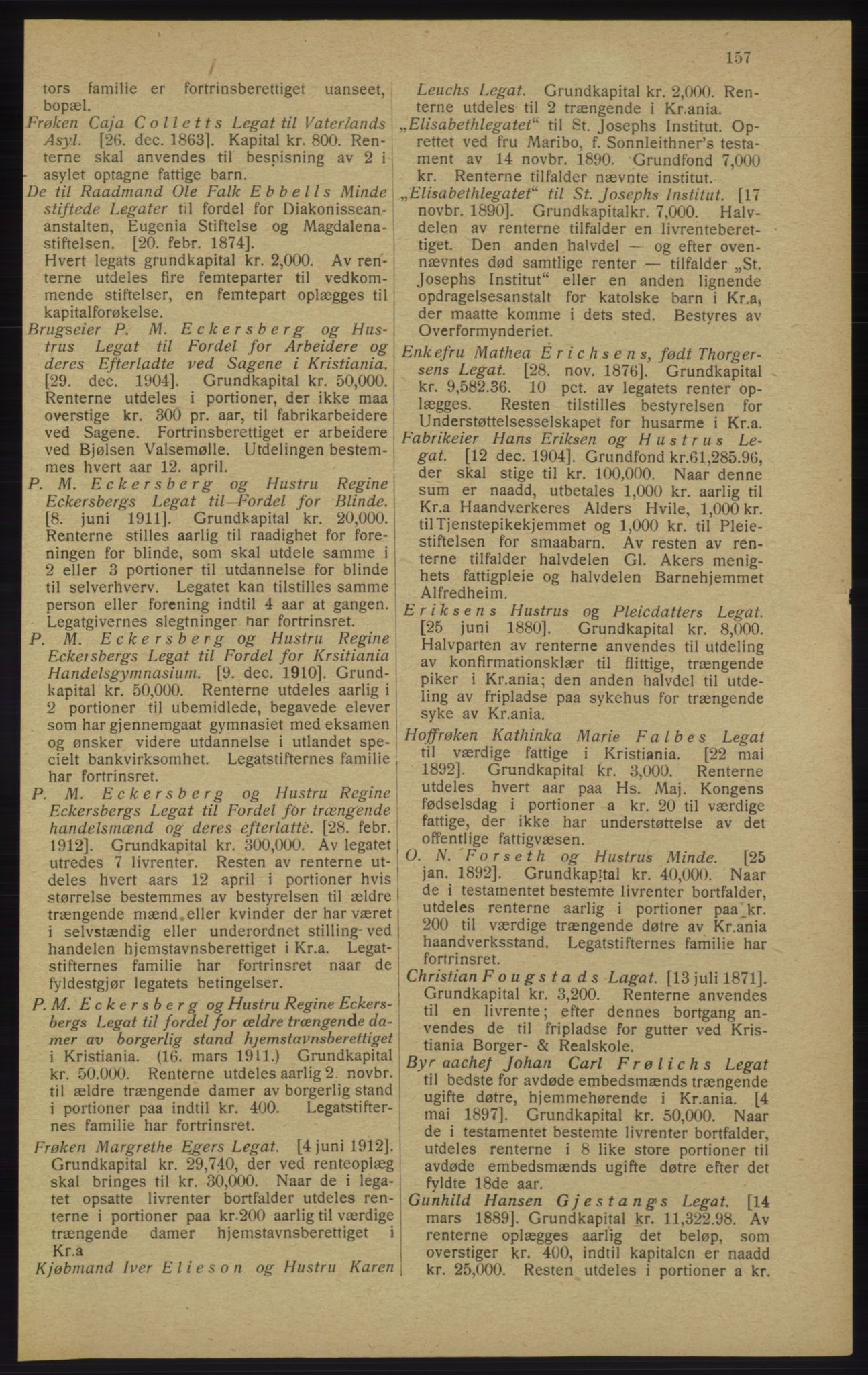 Kristiania/Oslo adressebok, PUBL/-, 1913, p. 159