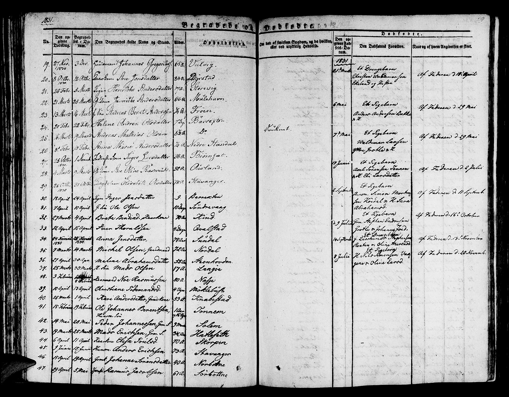 Kinn sokneprestembete, SAB/A-80801/H/Haa/Haaa/L0004/0002: Parish register (official) no. A 4II, 1822-1840, p. 29