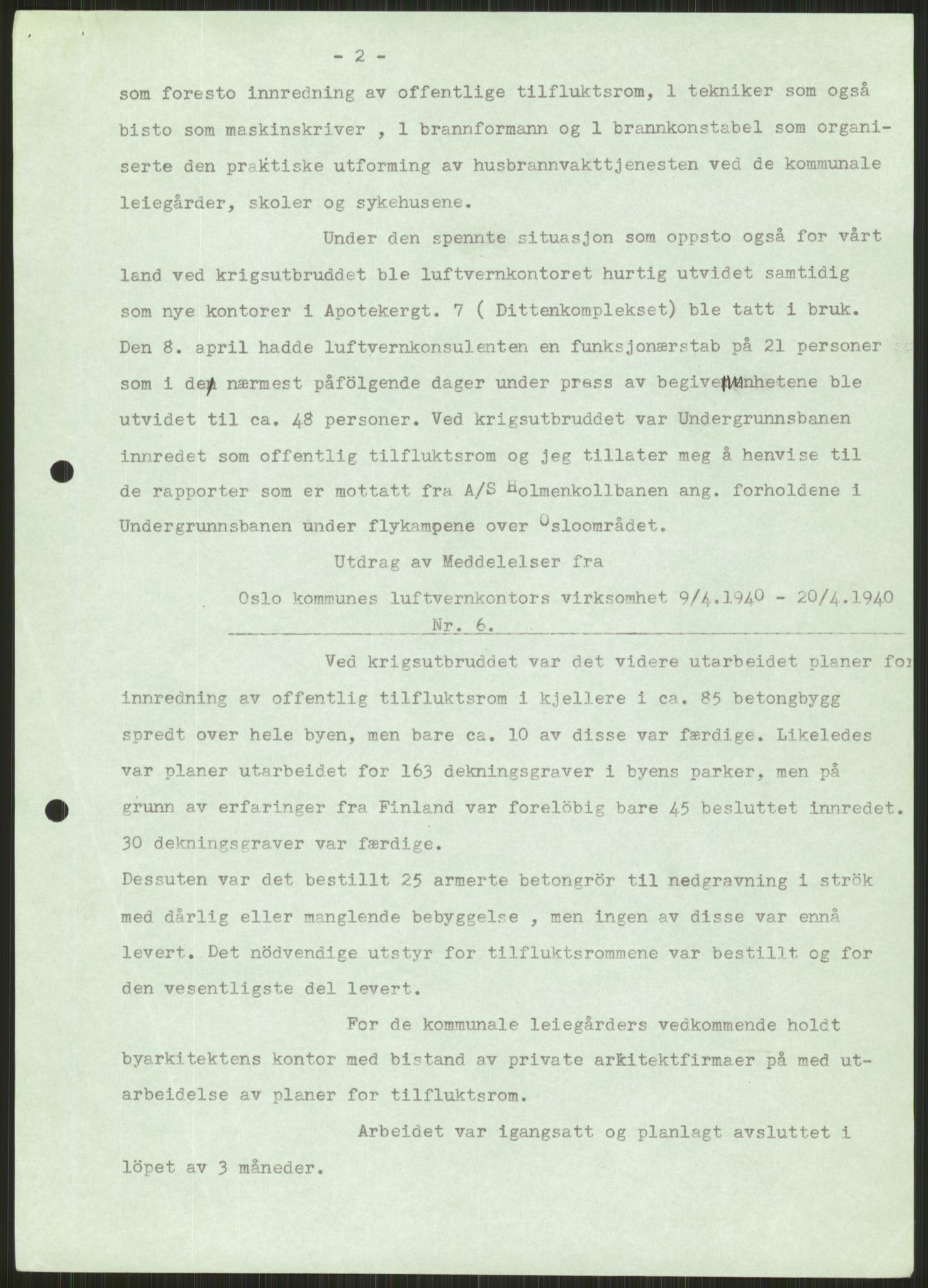 Forsvaret, Forsvarets krigshistoriske avdeling, AV/RA-RAFA-2017/Y/Ya/L0013: II-C-11-31 - Fylkesmenn.  Rapporter om krigsbegivenhetene 1940., 1940, p. 552