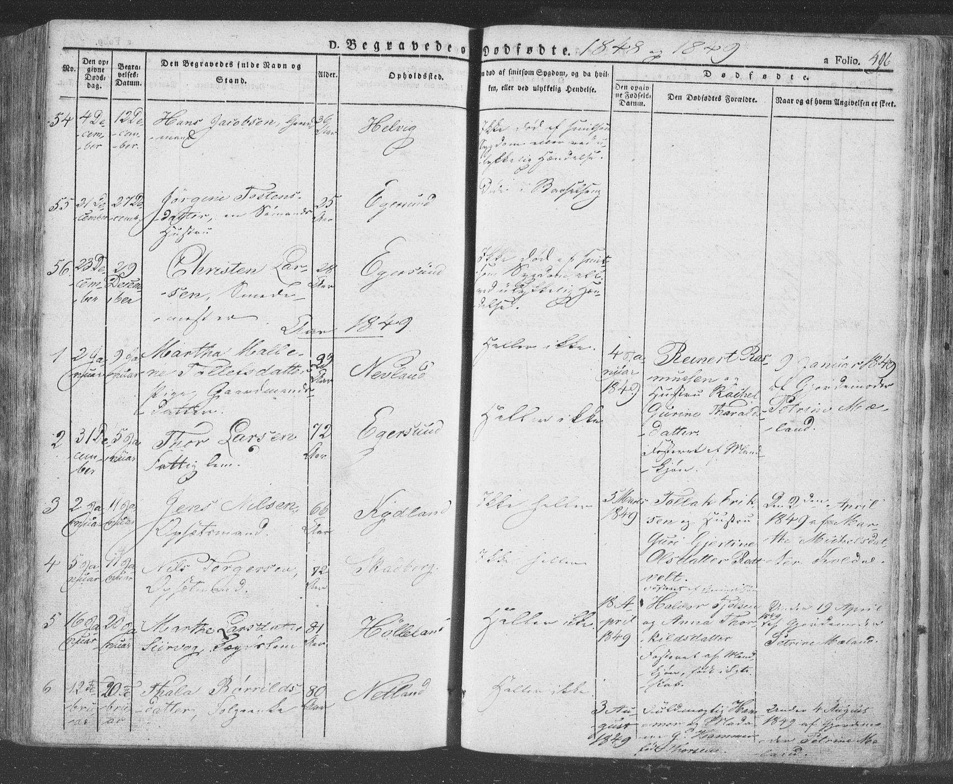 Eigersund sokneprestkontor, SAST/A-101807/S08/L0009: Parish register (official) no. A 9, 1827-1850, p. 496