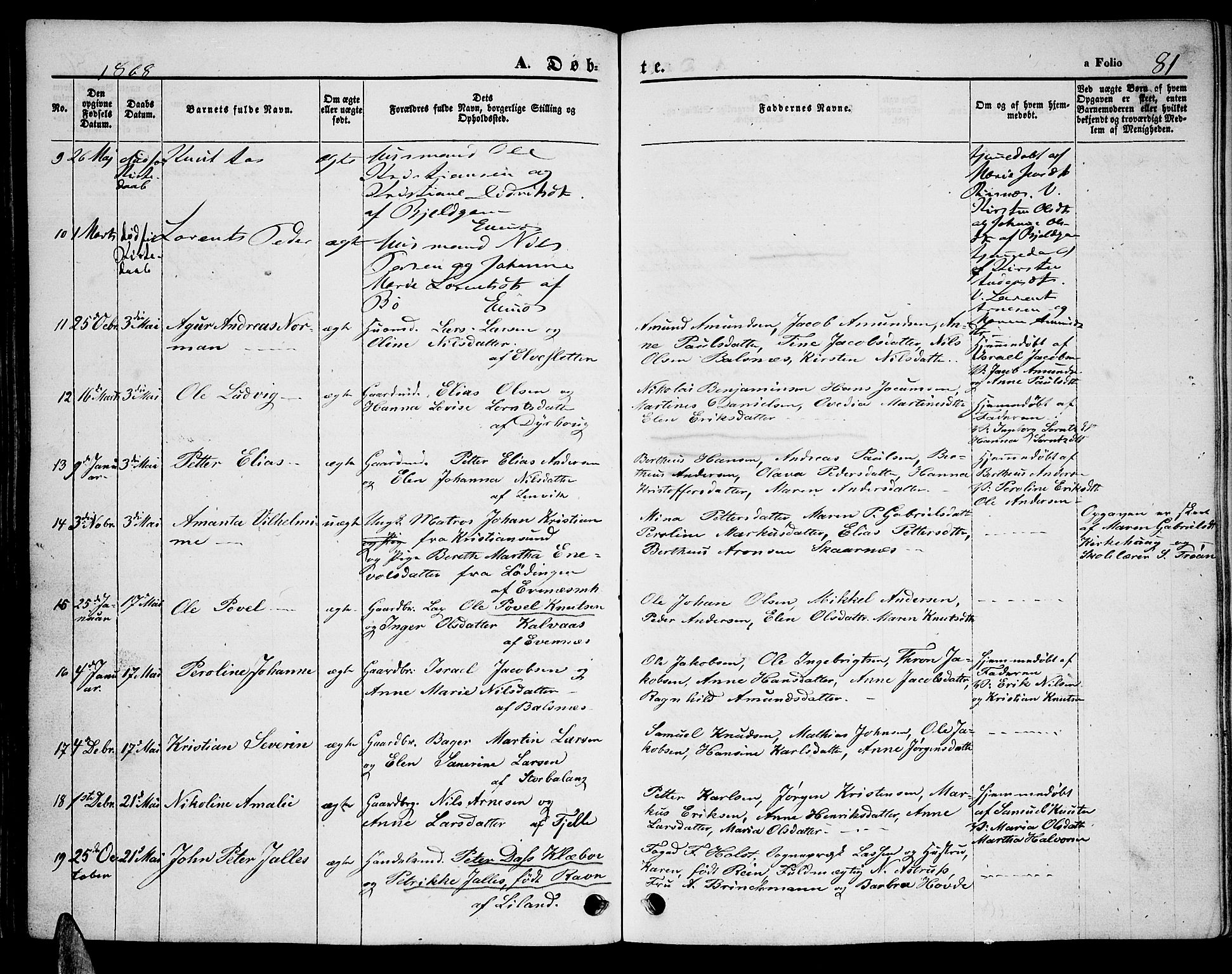 Ministerialprotokoller, klokkerbøker og fødselsregistre - Nordland, SAT/A-1459/863/L0912: Parish register (copy) no. 863C02, 1858-1876, p. 81