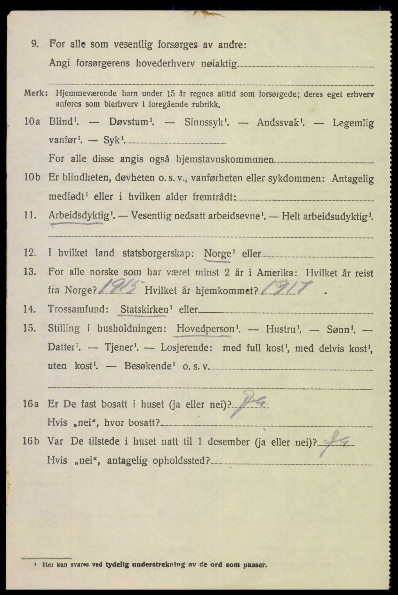 SAK, 1920 census for Søndeled, 1920, p. 2386