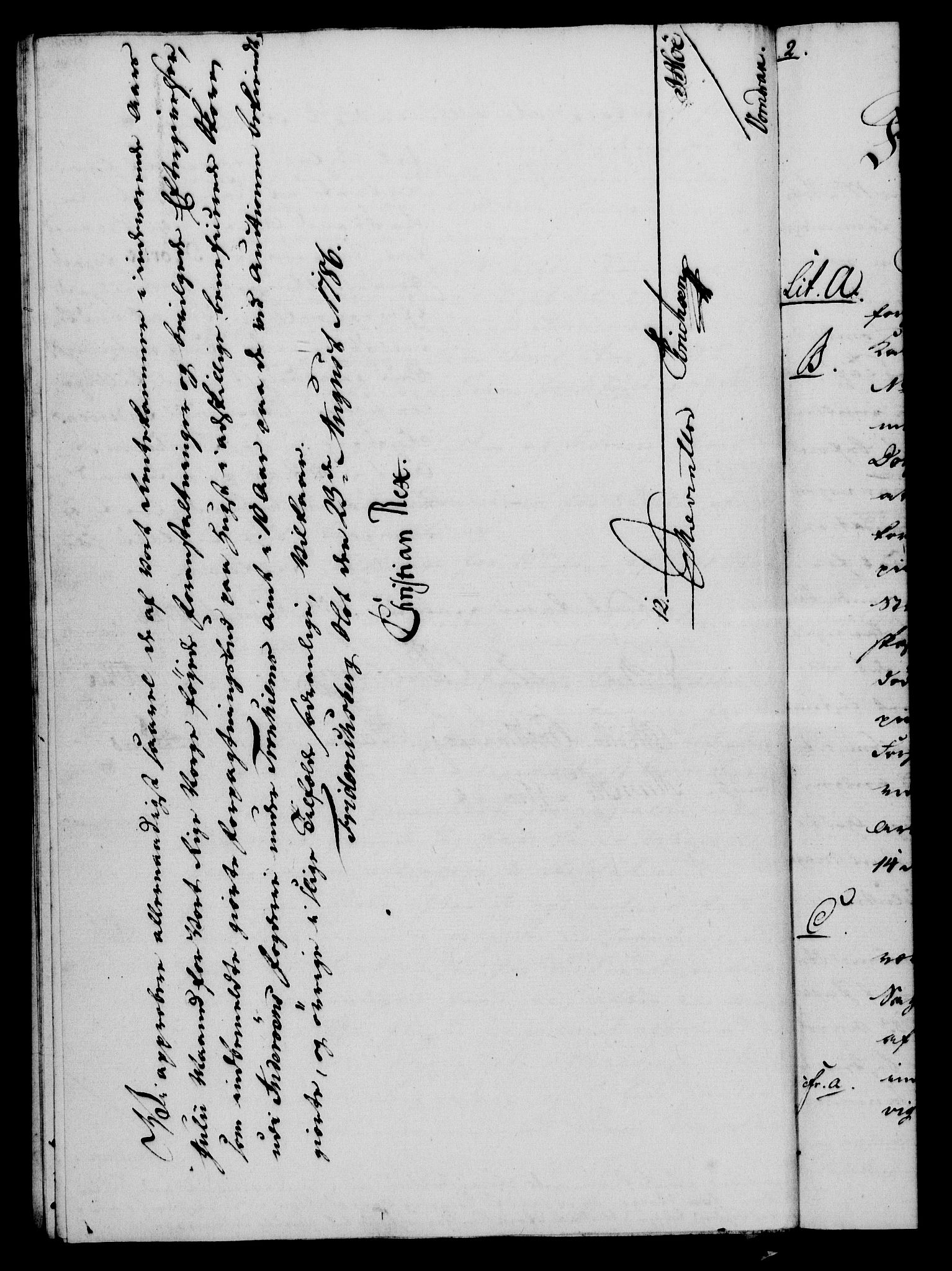 Rentekammeret, Kammerkanselliet, RA/EA-3111/G/Gf/Gfa/L0068: Norsk relasjons- og resolusjonsprotokoll (merket RK 52.68), 1786, p. 814
