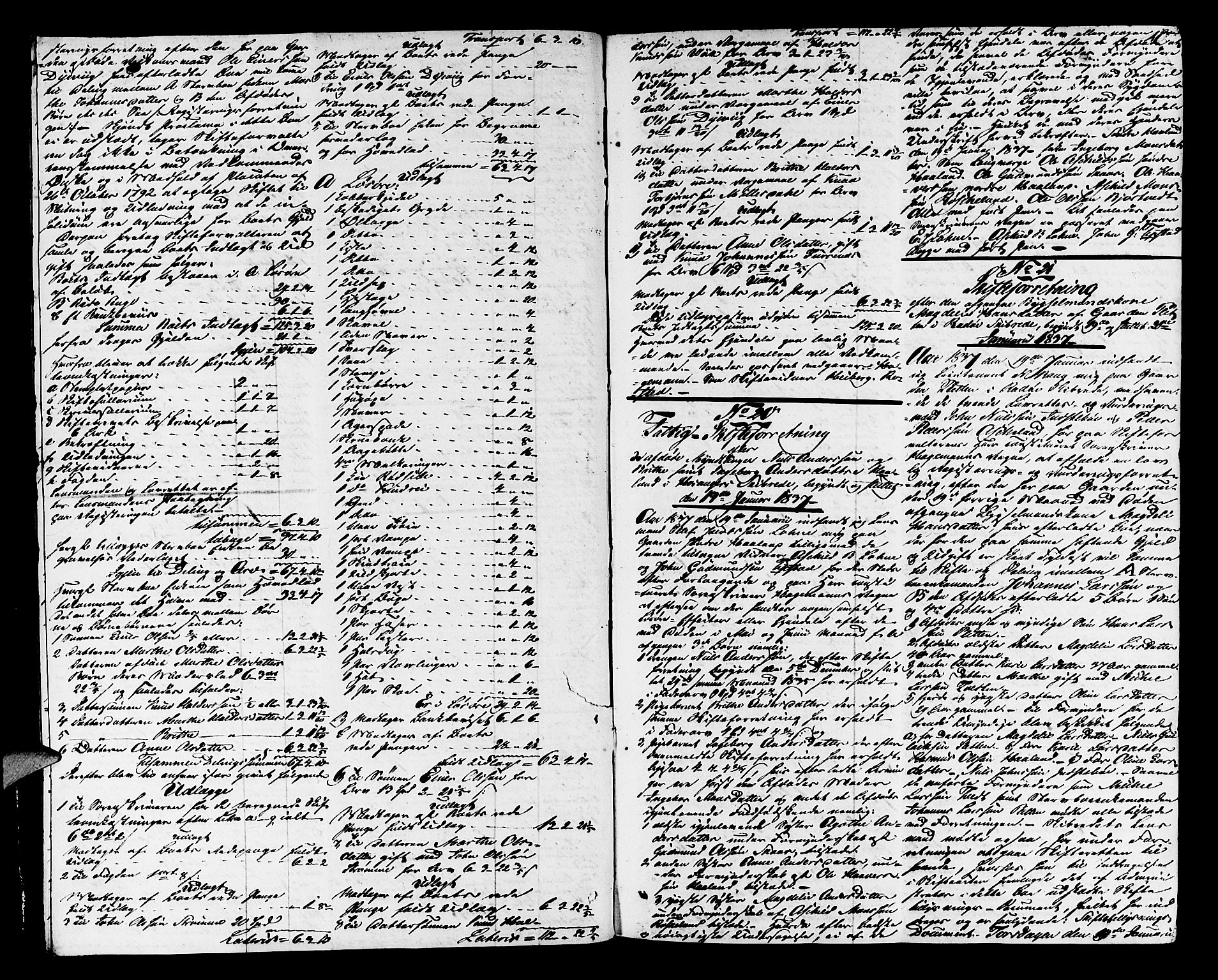 Nordhordland sorenskrivar, AV/SAB-A-2901/1/H/Ha/L0020: Skifteprotokollar Nordhordland , 1837-1839, p. 9b-10a