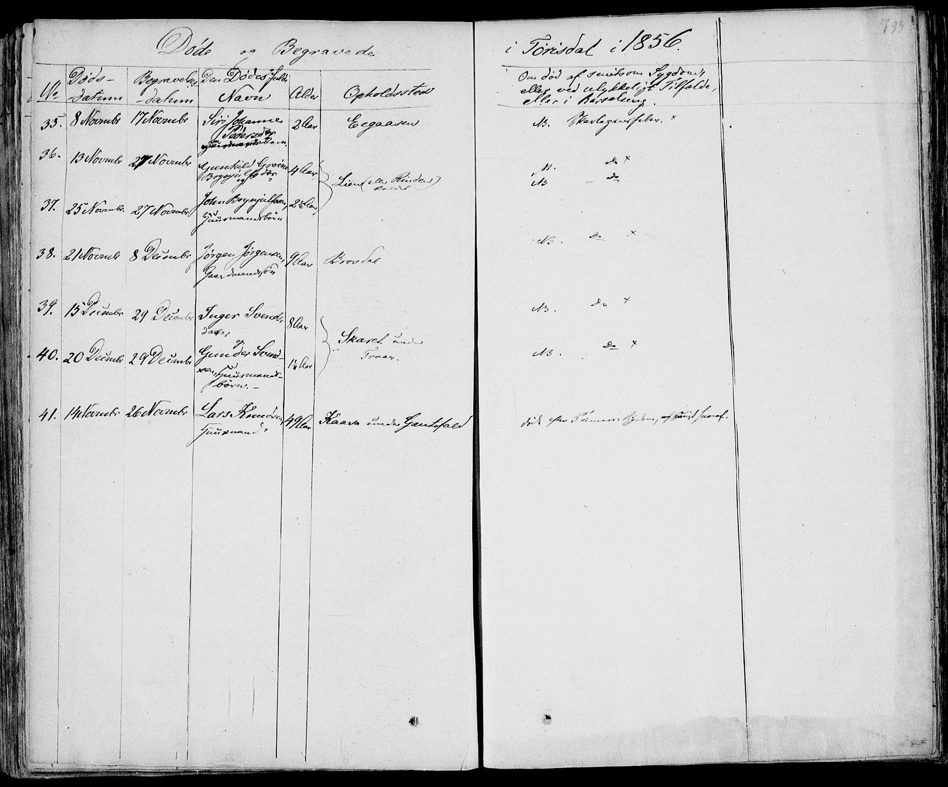 Drangedal kirkebøker, SAKO/A-258/F/Fa/L0007b: Parish register (official) no. 7b, 1837-1856, p. 793