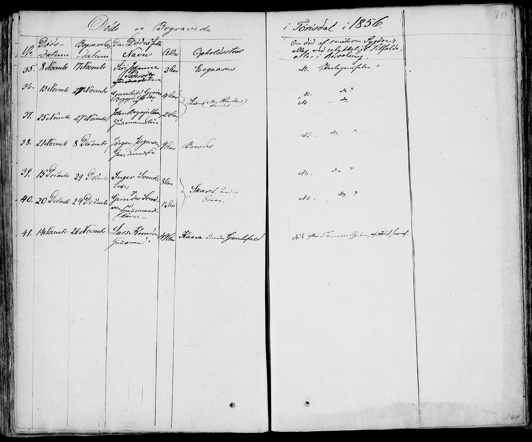 Drangedal kirkebøker, AV/SAKO-A-258/F/Fa/L0007b: Parish register (official) no. 7b, 1837-1856, p. 793